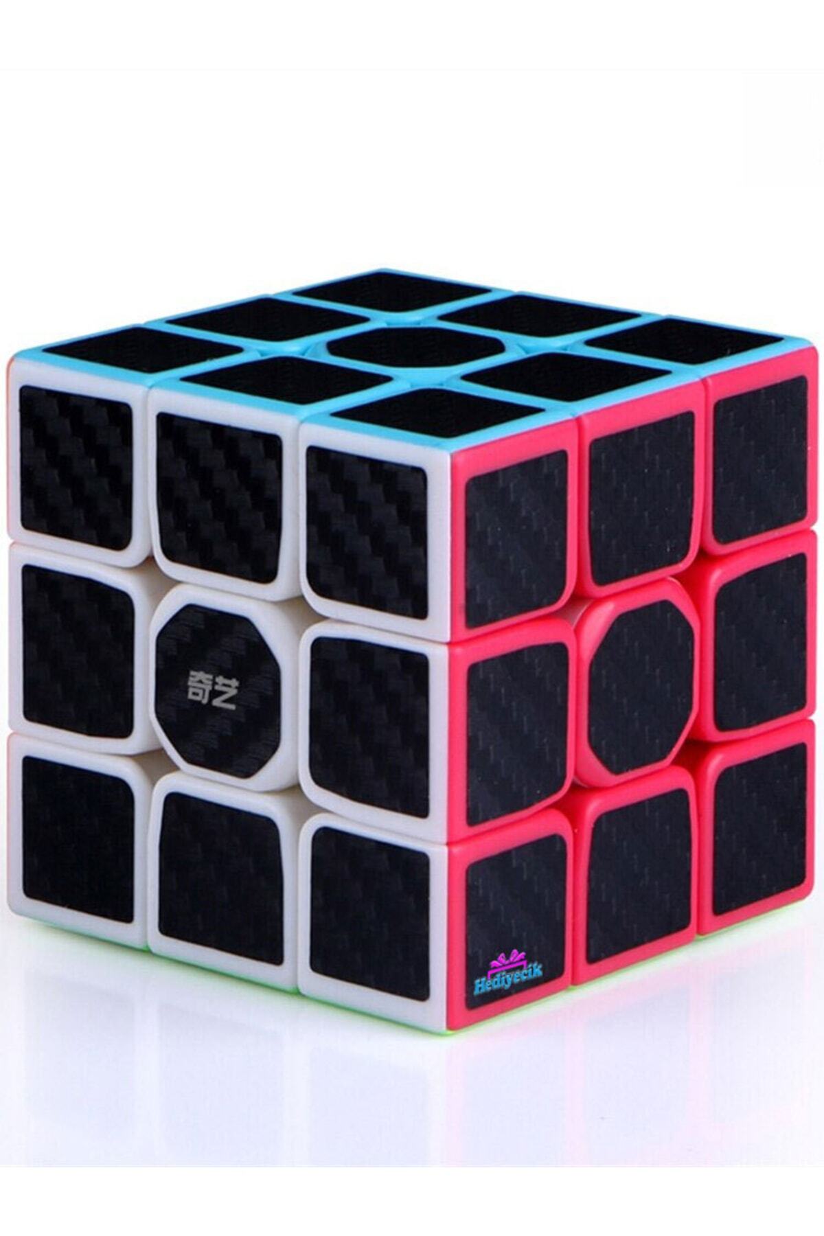 hediyecik Qiyi Warrior S 3x3 Karbon Fiber Zeka Küpü Akıl Küpü