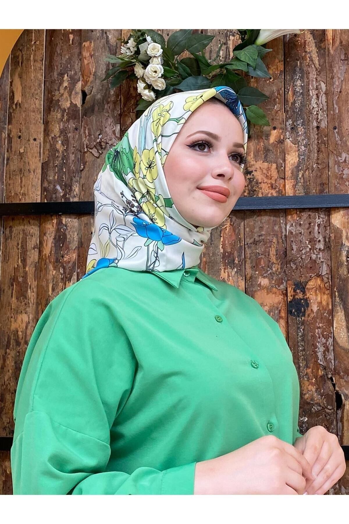 Green summer scarf hotsell