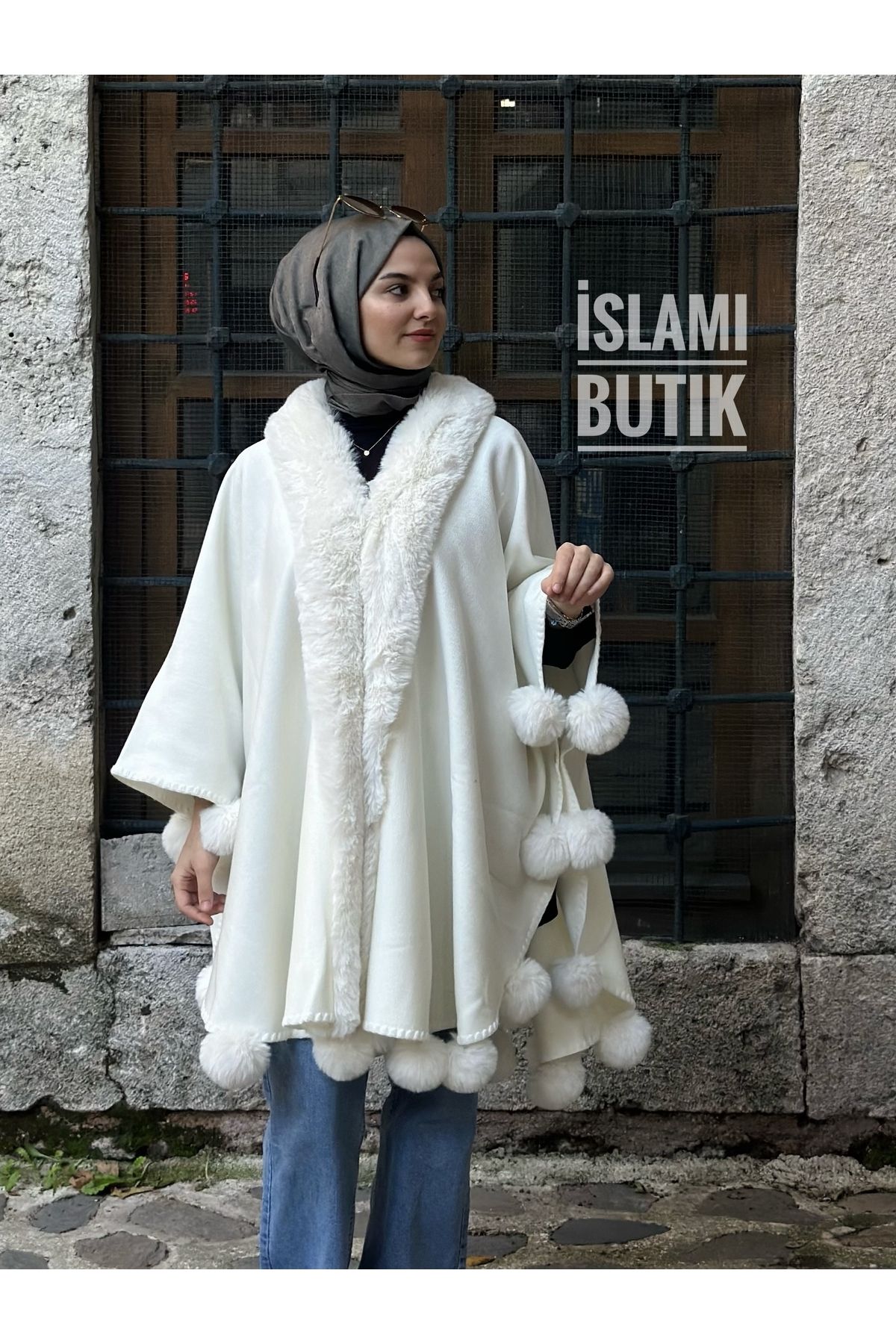 Poncho clearance style abaya