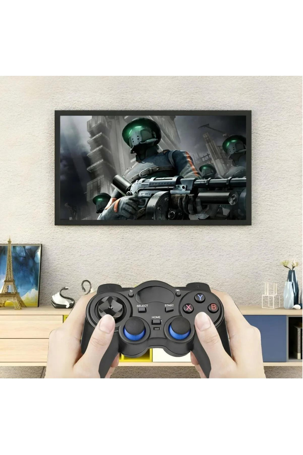2.4g Wireless Gamepad Kablosuz Oyun Kolu Pc Ps3 Kol Tv Box Android Tv Telefon/Tablet 2