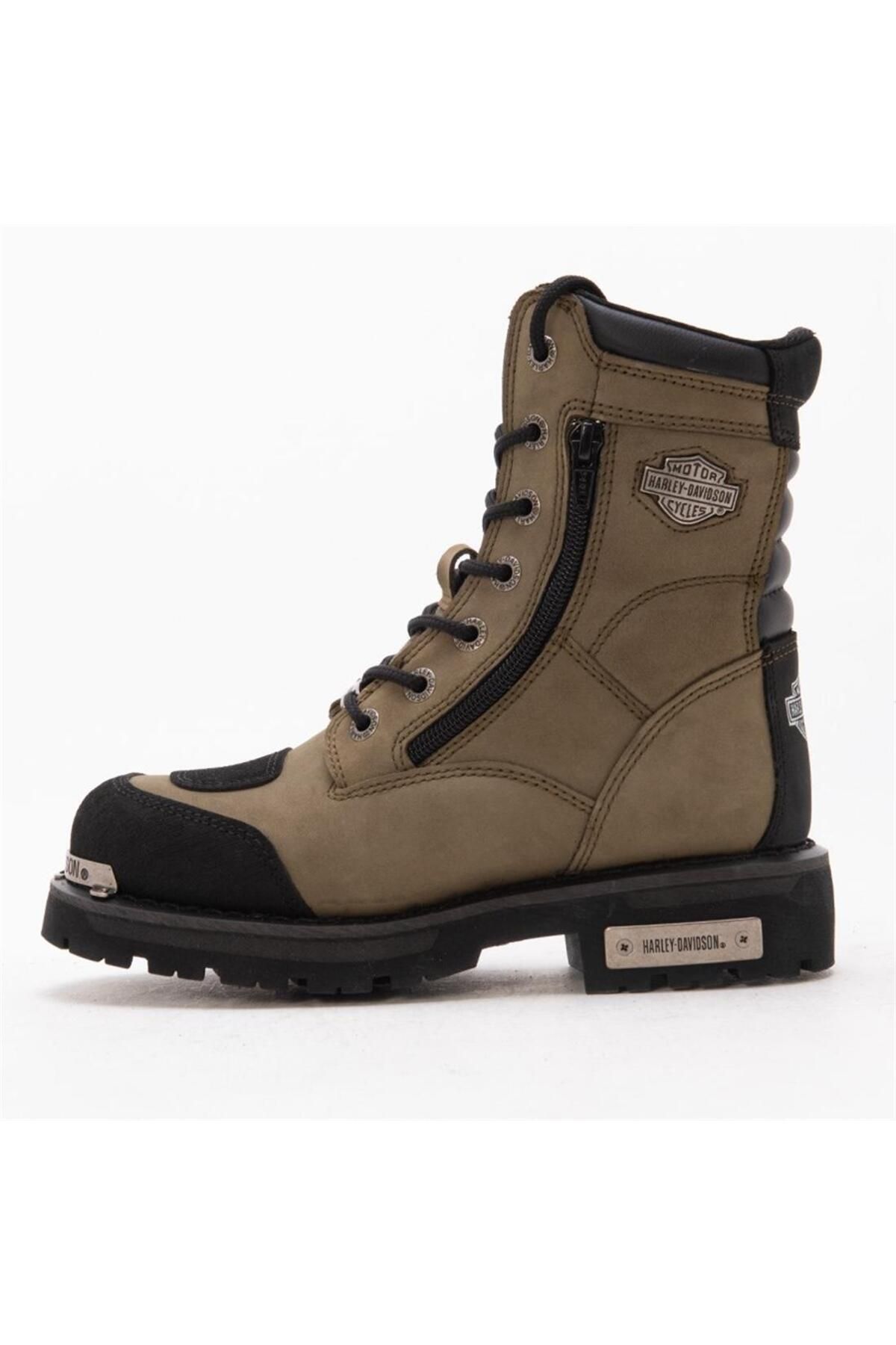 Harley Davidson Riddick Men s Crazy Leather Boots Trendyol