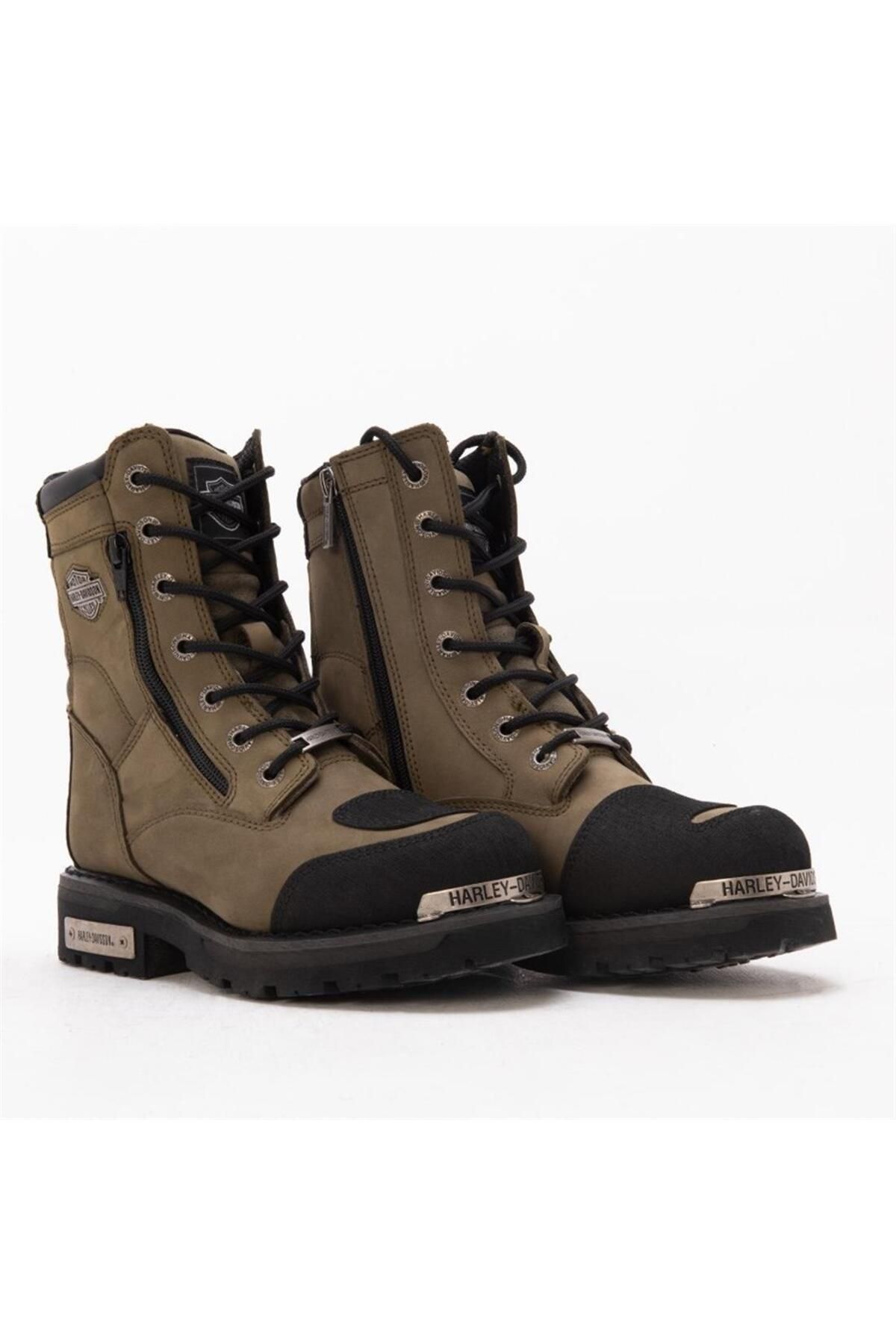Harley Davidson Riddick Men s Crazy Leather Boots Trendyol