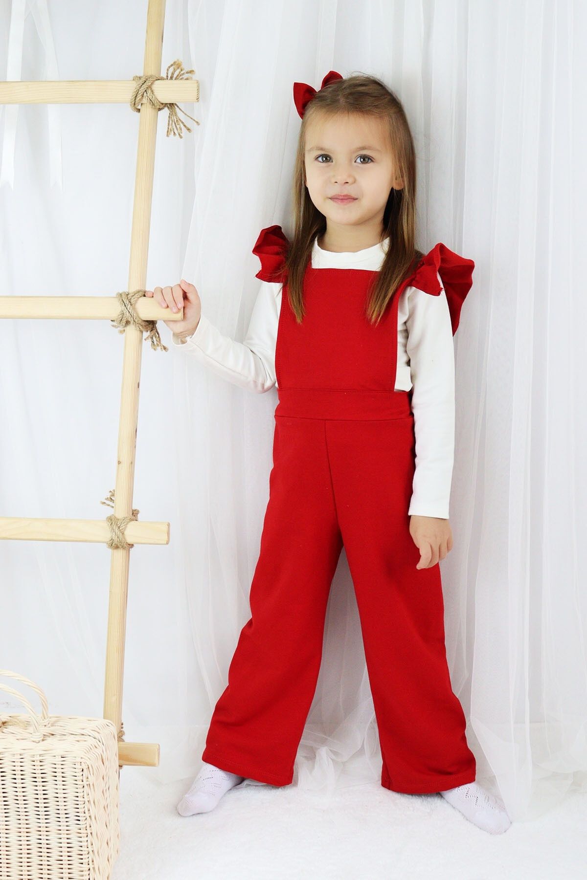 Kids cheap red jumpsuit