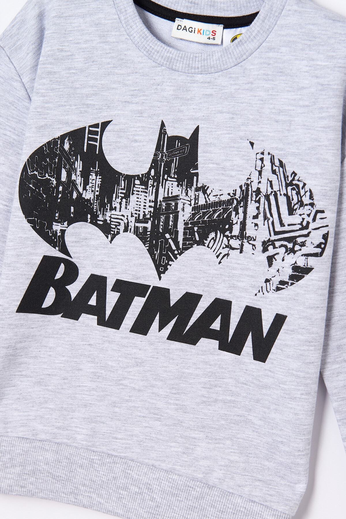سویشرت پسرانه خاکستری Dagi | 21WB12044UK_GR_9_10_Y اورجینال - تصویر 7