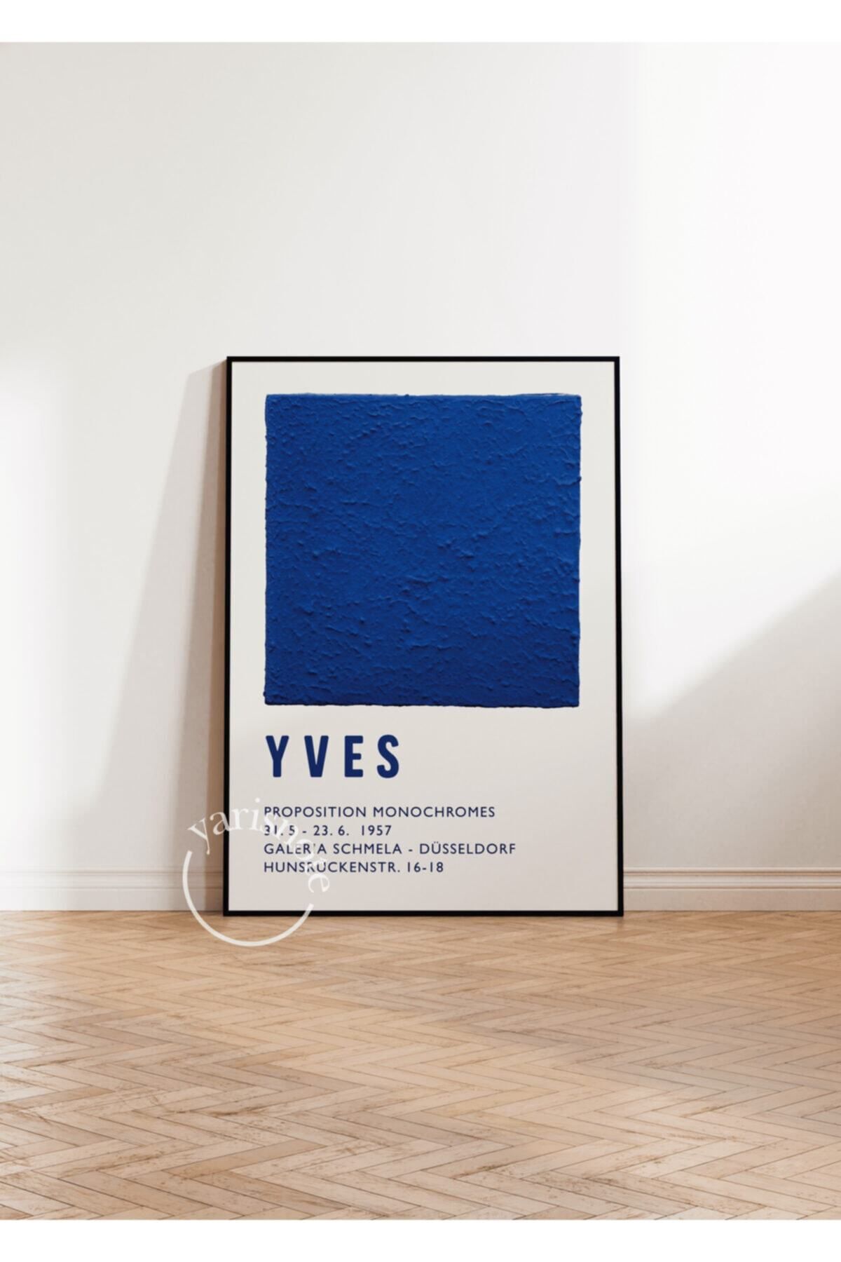 Yaris Note-Yves Klein Poster - Frameless Design 5