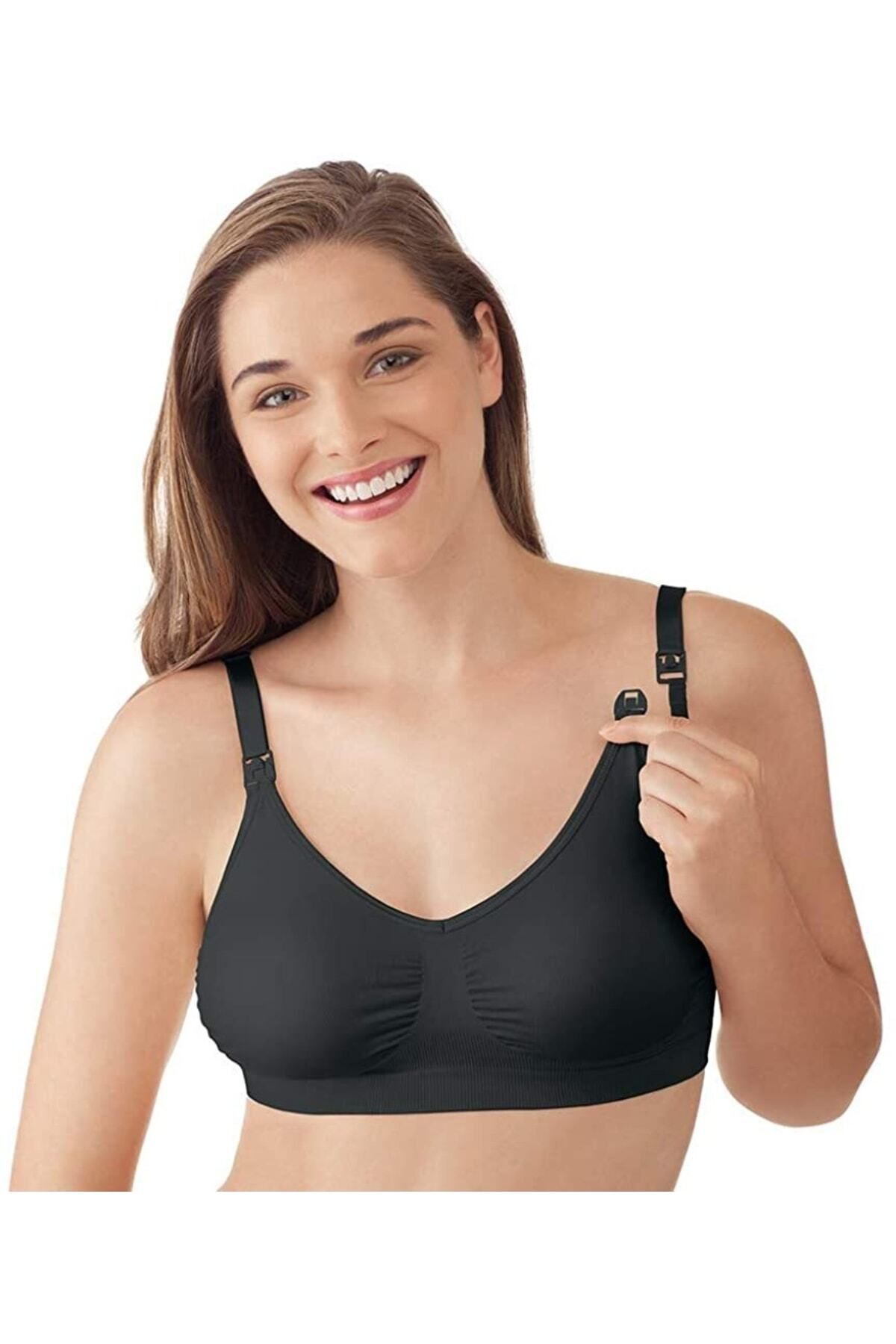 Relaxfit Seamless-Combining Single Layer Minimizer Black Nursing Bra 2