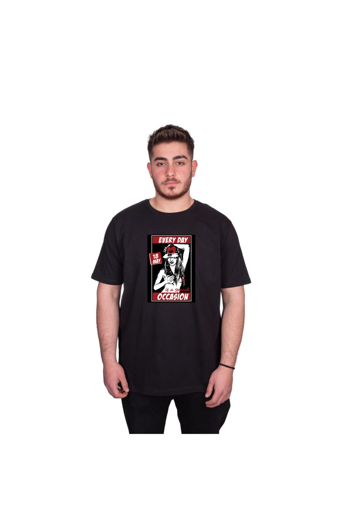 MarkaTurko Every Day Is A Special Occasion Özel Tasarım Pamuklu Penye Unisex T-shirt 454