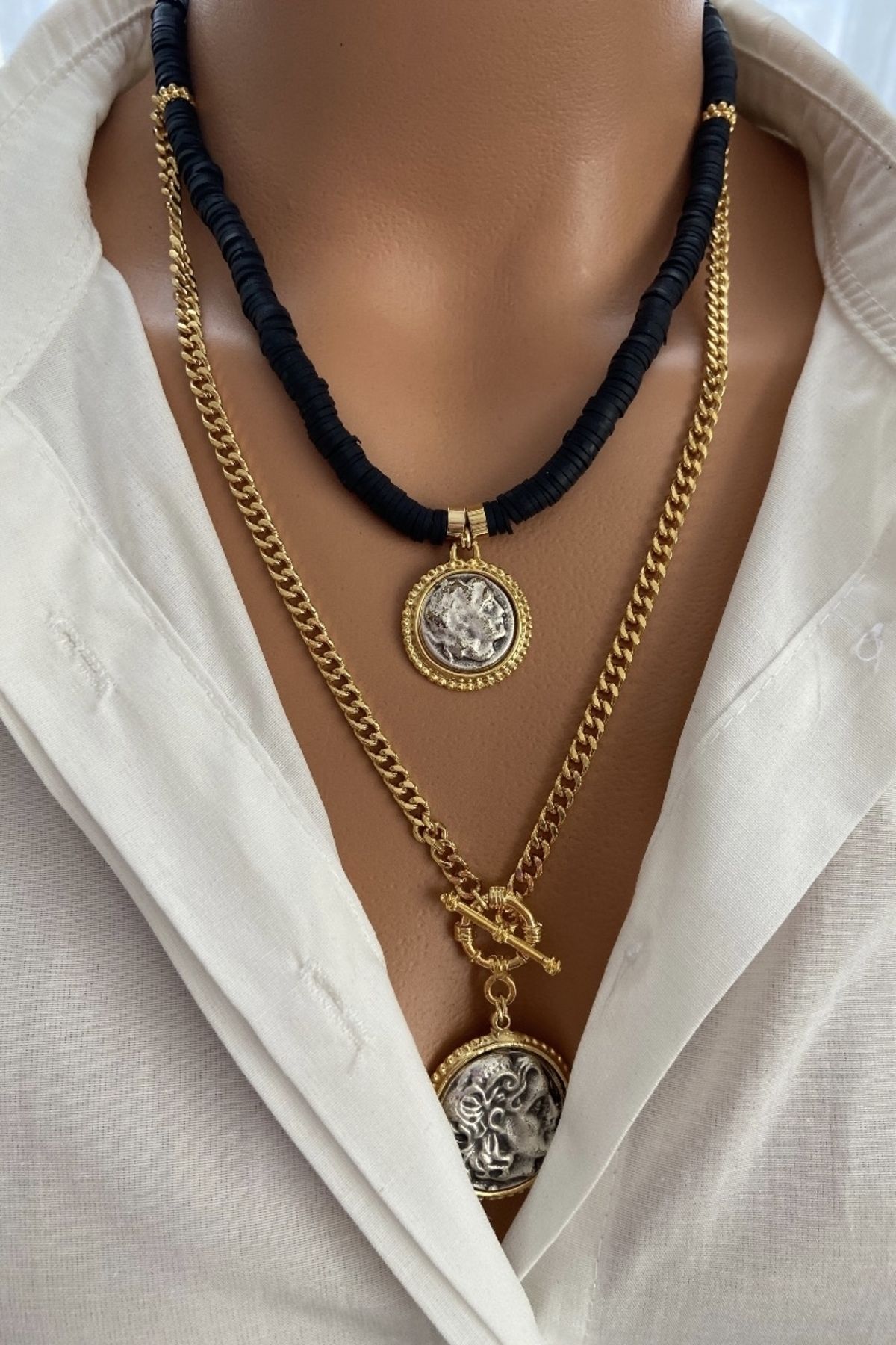 Black locket new arrivals necklace
