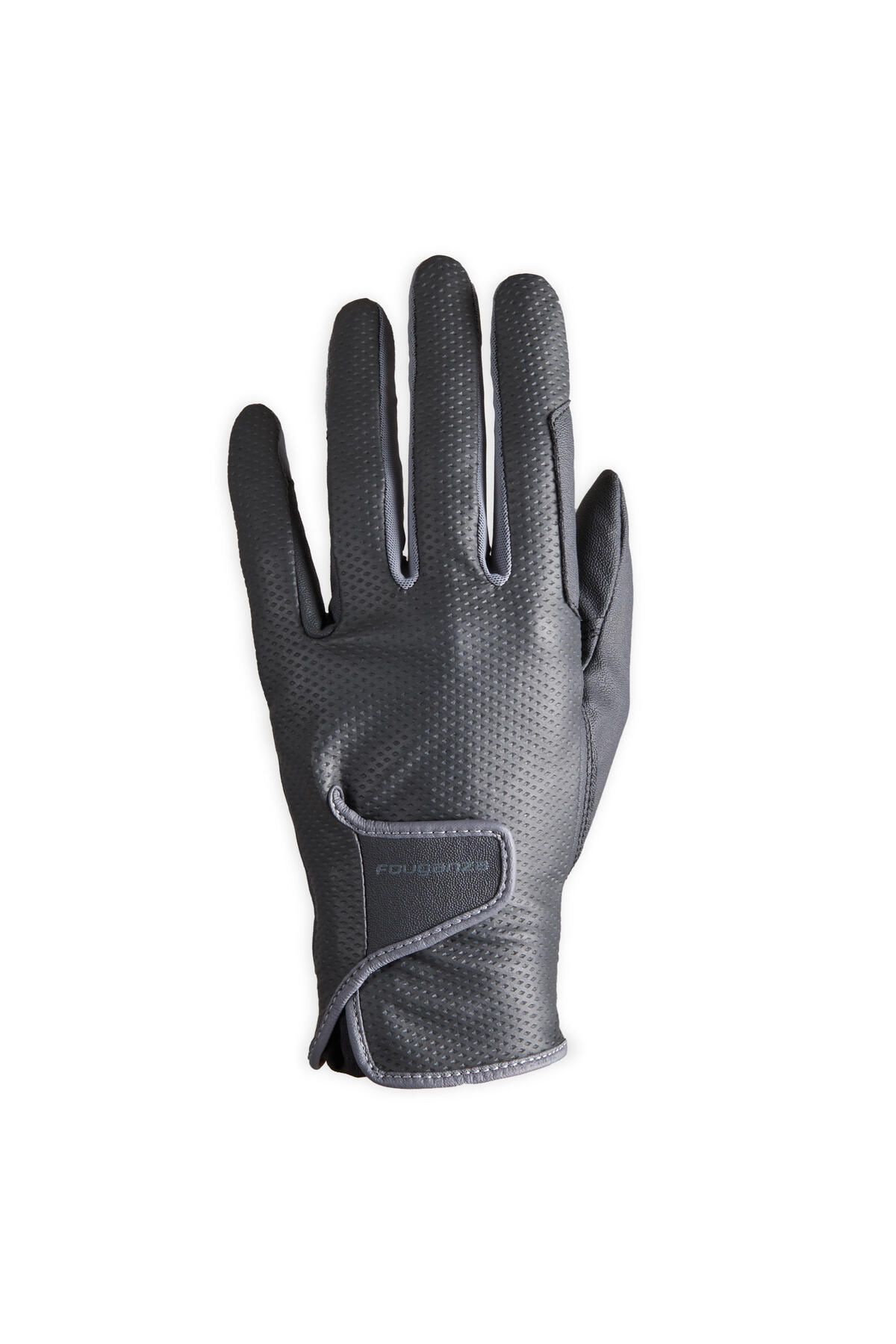 Decathlon Fouganza Riding Gloves Women Black 500