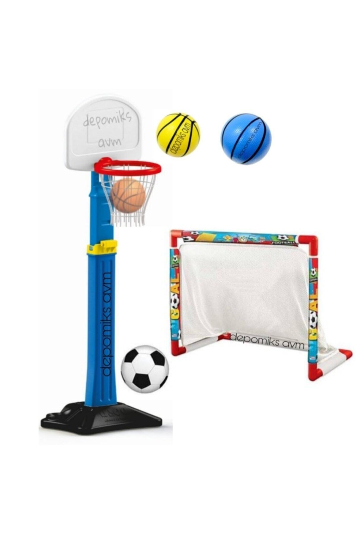 Adjustable Giant Basketball Hoop + Toy Miniature Castle Adjustable Kids Toys Depomix