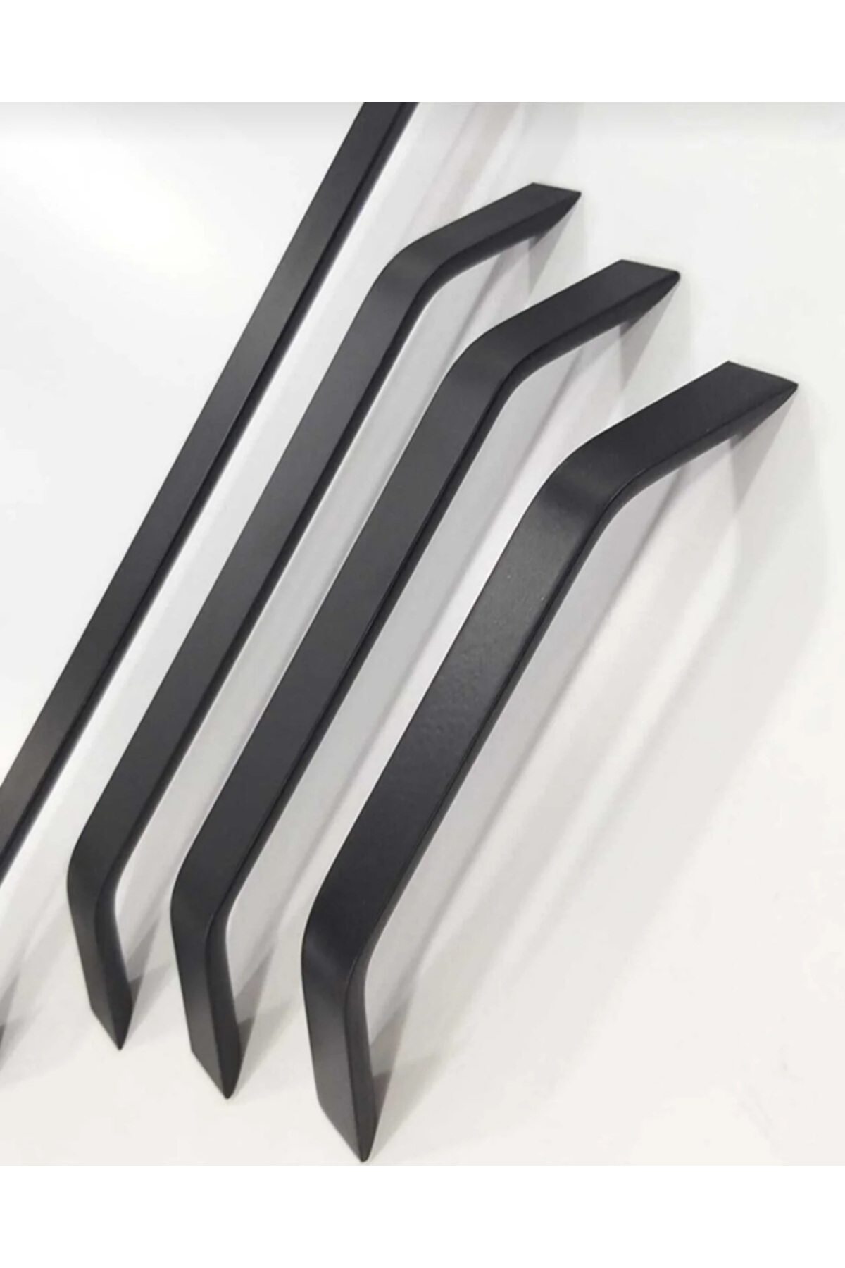 ARON Sofuoğlu Yıldırım Kulp (MAT SİYAH) 128mm Mobilya Vestiyer Çekmece Mutfak Dolap Kapak Kulbu 12,8cm