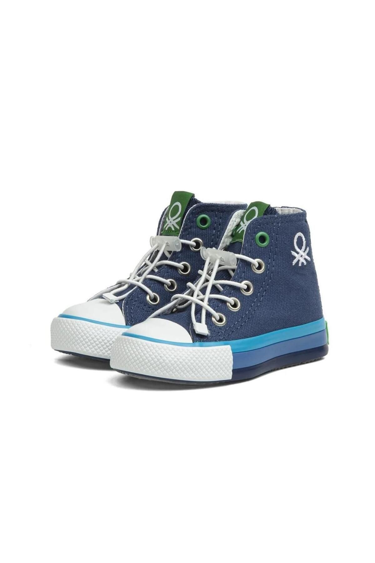 Benetton-3394 أبيض - حذاء رياضي للأطفال 5