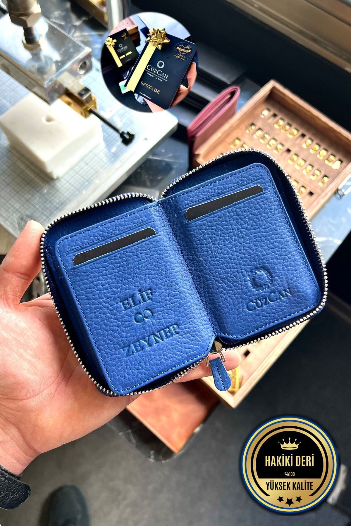 کیف پول مردانه آبی CüzCan | 61 اورجینال - تصویر 7