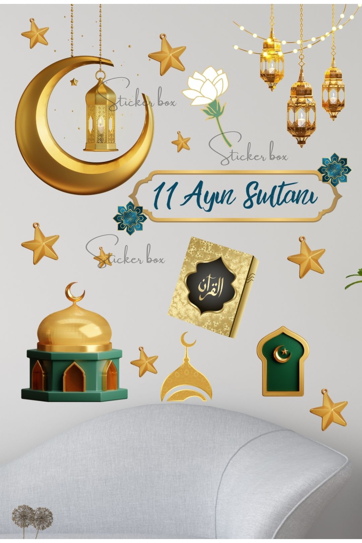 Welcome 11 Months Sultan Gold Summer Ya City Ramadan Room Venue decorations