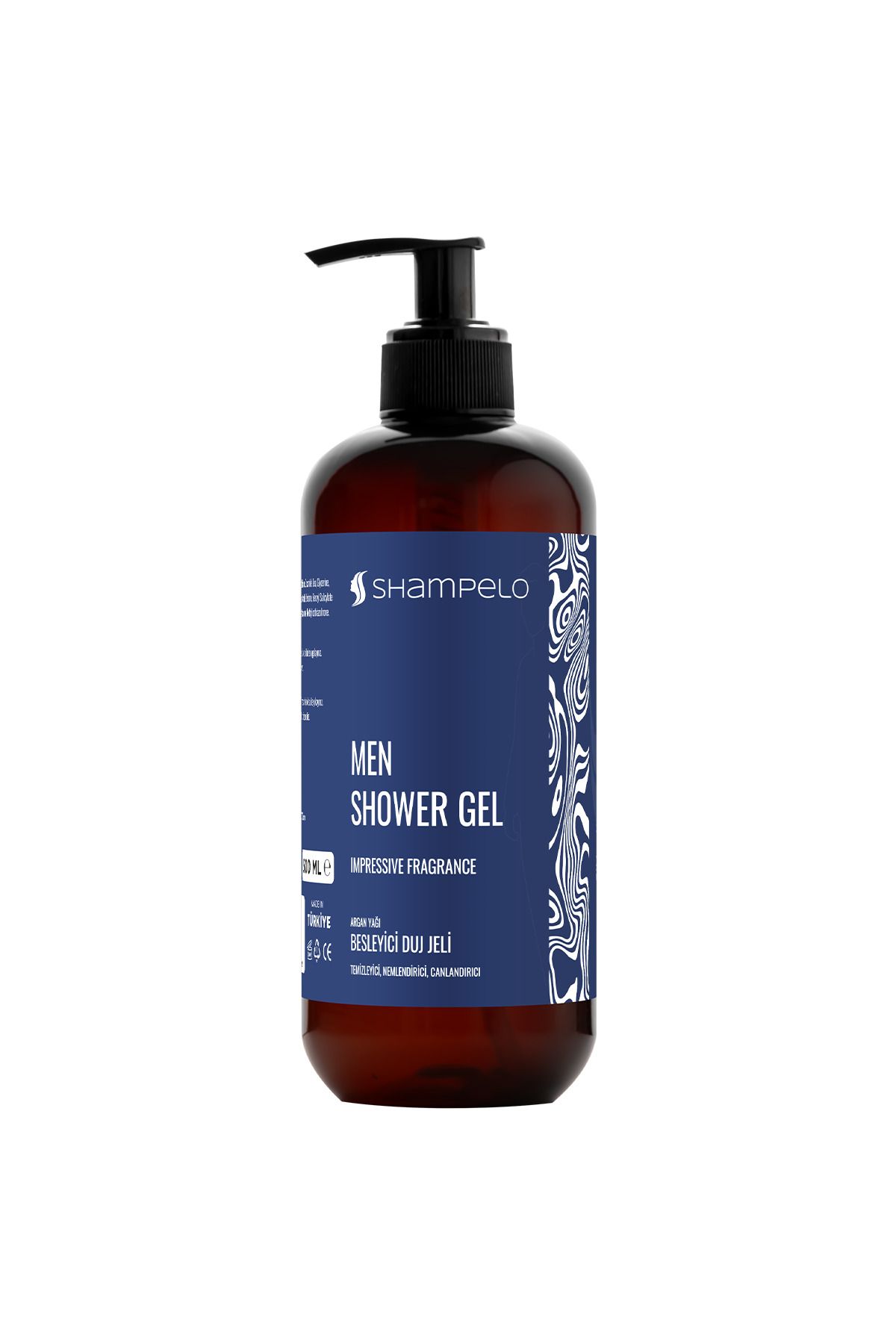 Shampelo Erkek Duş Jeli Arındırıcı Besleyici Ve Nemlendirici 500 ml