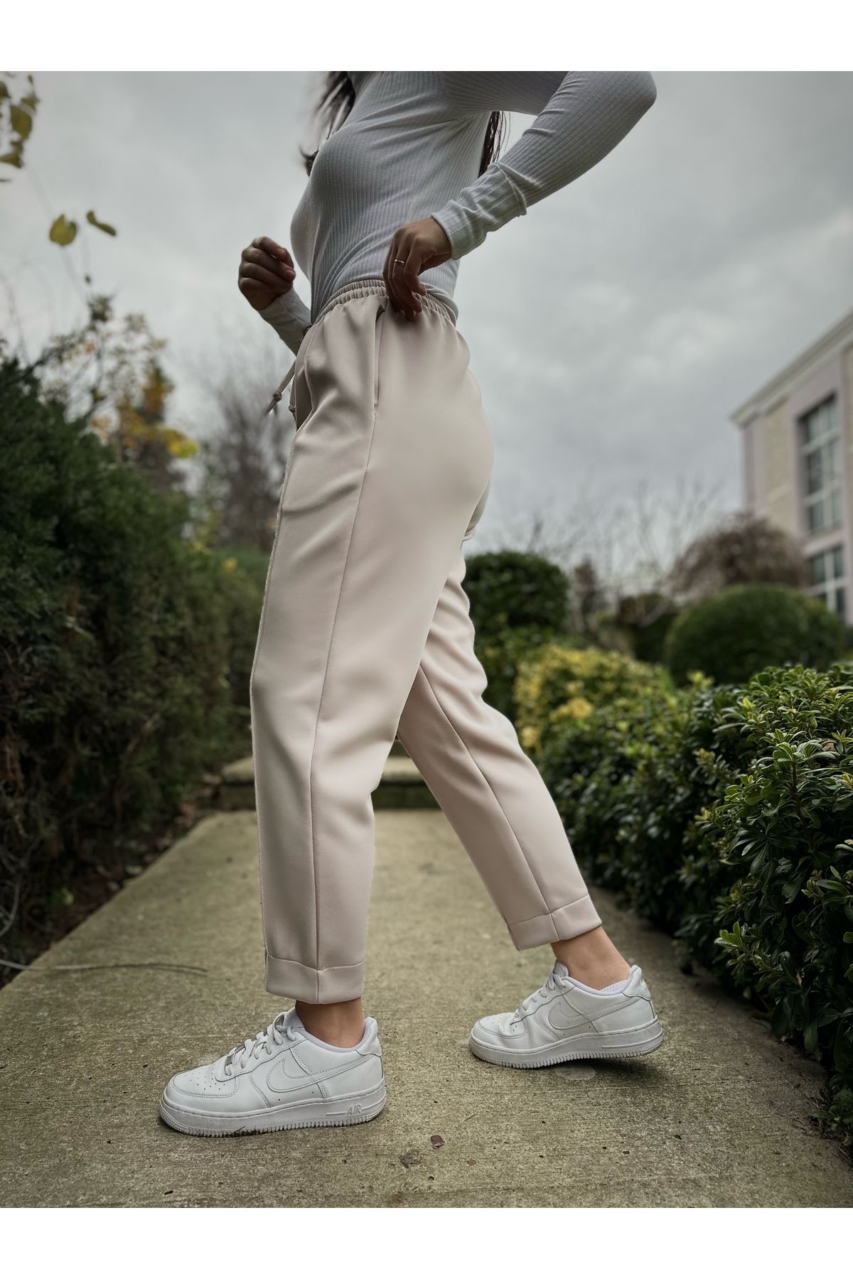 Gray cigarette pants new arrivals