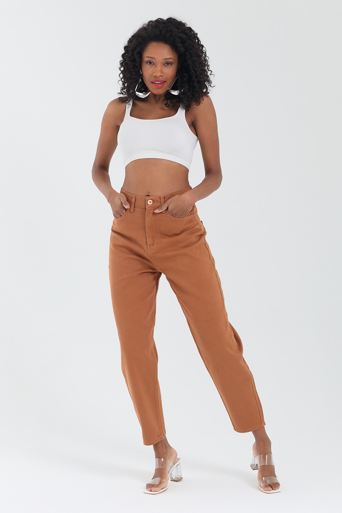 Tile Color Slouchy Pants
