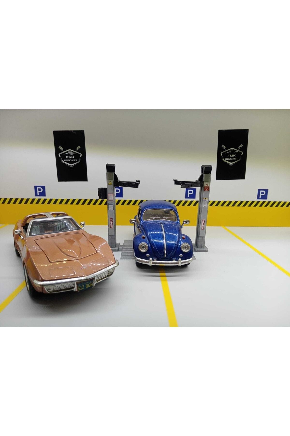 FMK HOBBY 1:24 Ölçek Lift Yüksekliği Ayarlanabilir Kilitli (gri