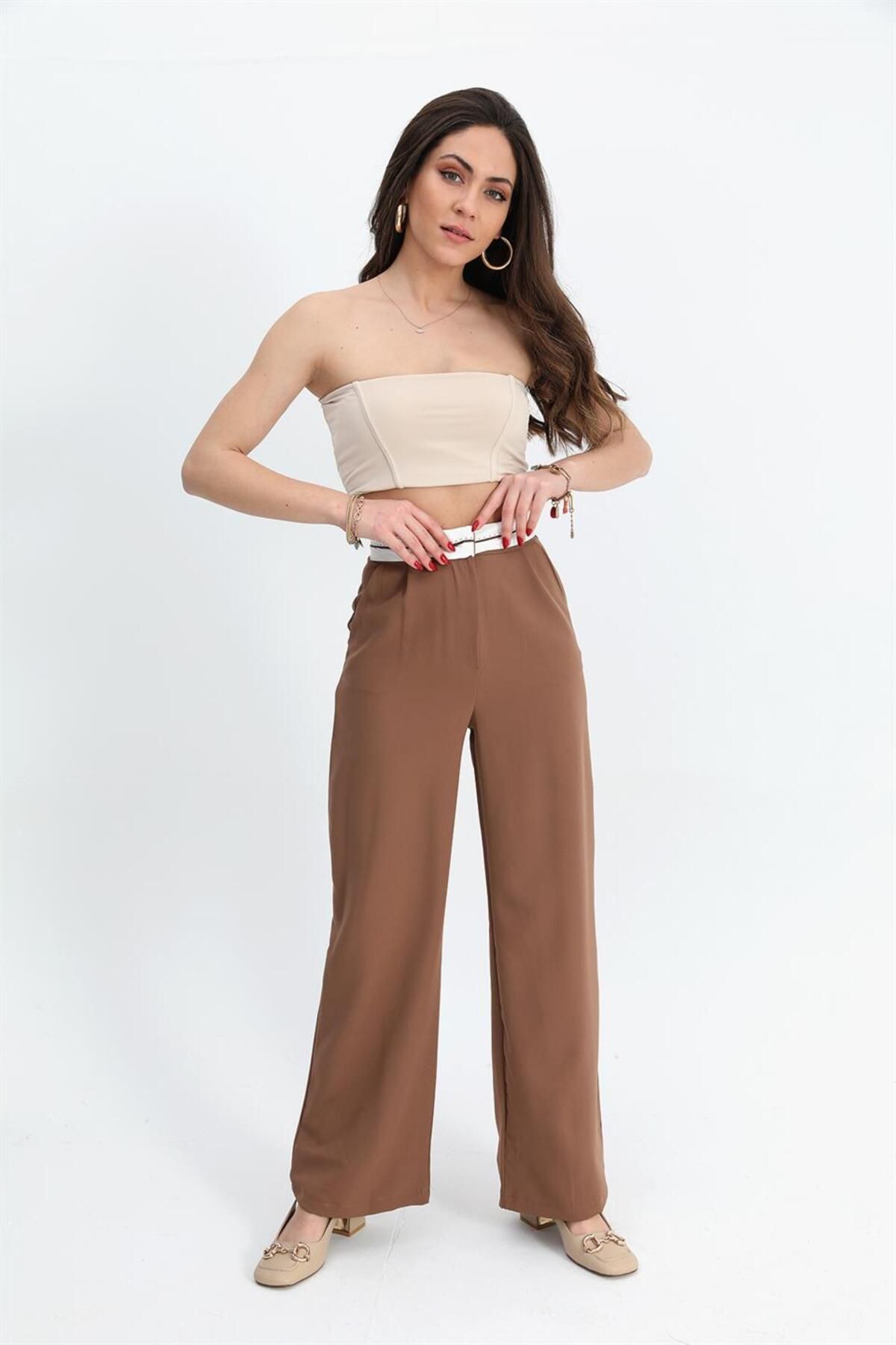 Tapered Tease High Waist Dress Pants