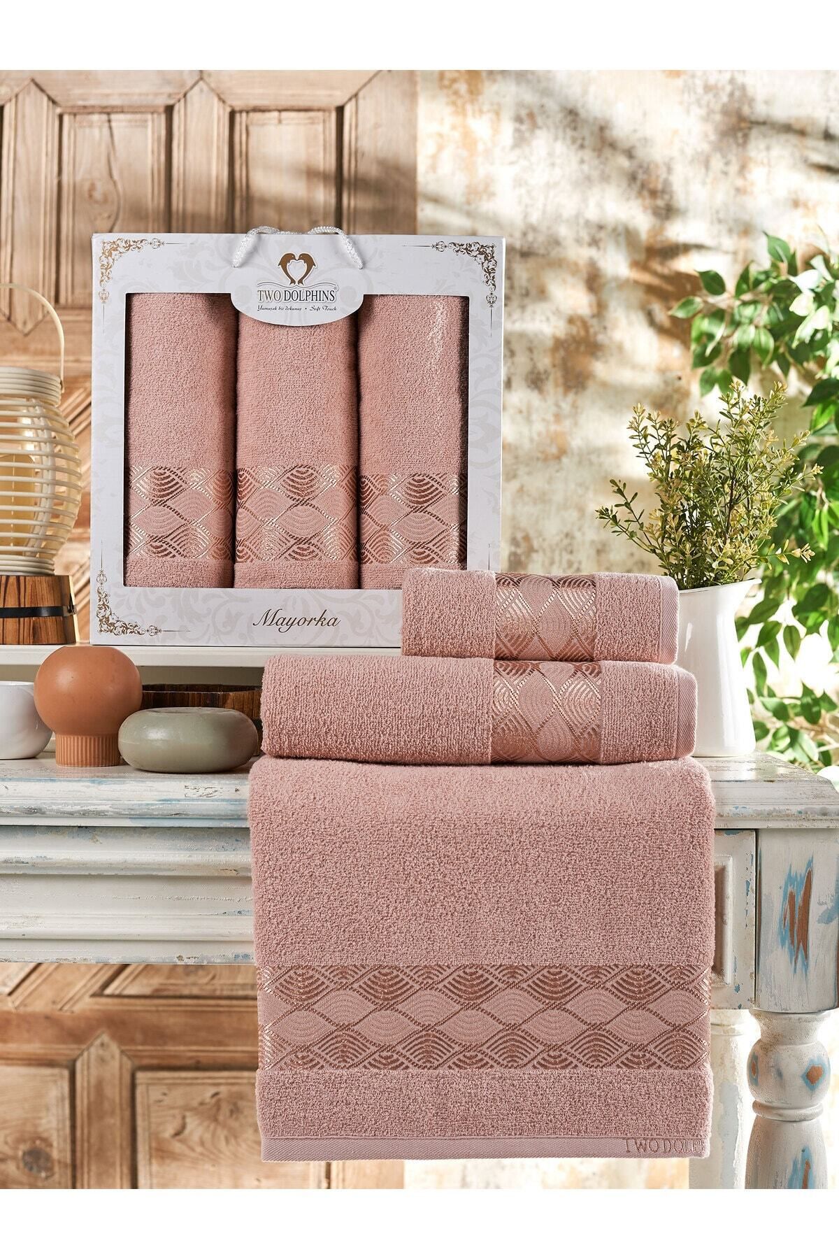 Three piece towel cheap set