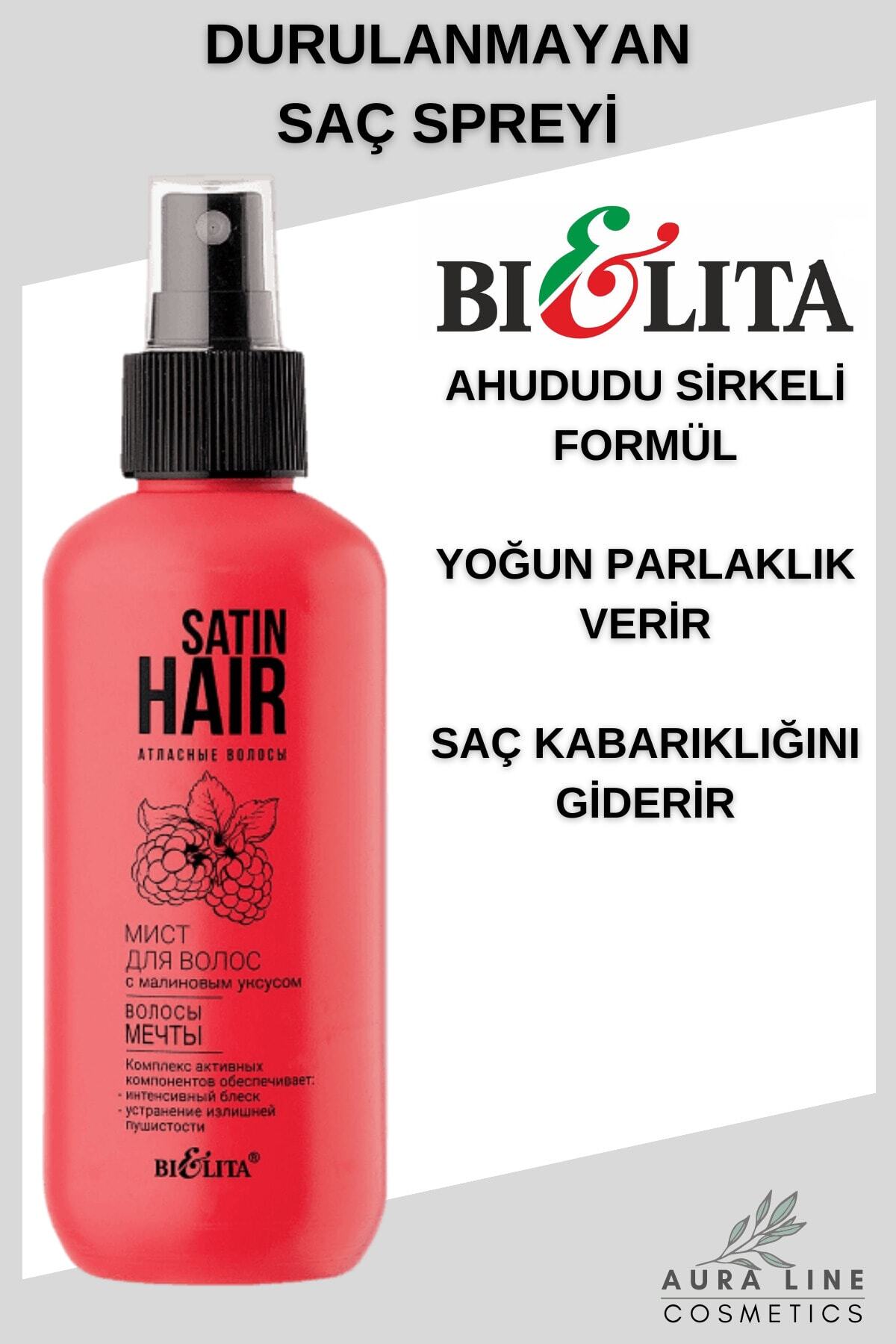 Belita Satin Hair Ahududu Sirkeli Saç Spreyi “dream Hair” 190 Ml — 4810151028503