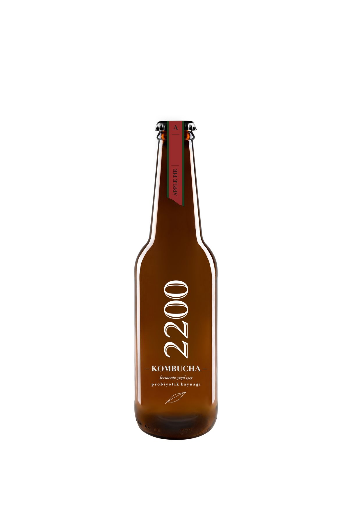 Kombucha 2200 330 ML. APPLE-PIE 6'LI PAKET