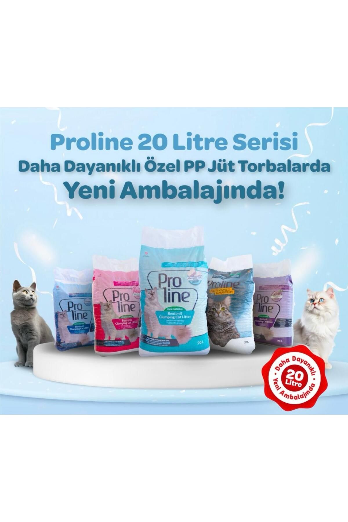 Pro Line Proline Bentonit Kedi Kumu 20 Lt