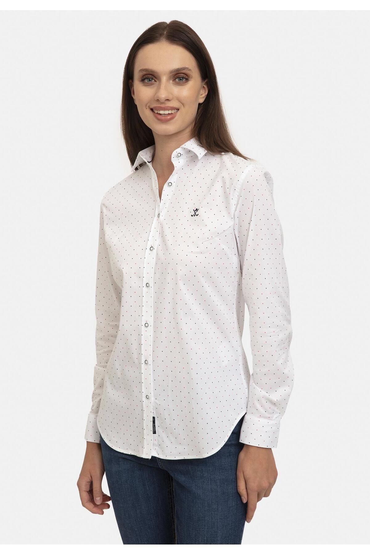Ralph lauren women's white button down top