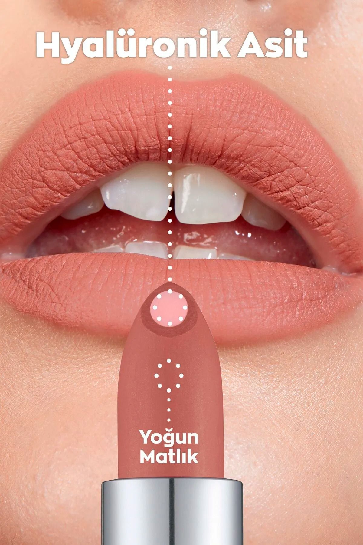 AVON-Hydramatic Matte Lipstick Nude 2-Piece + Lovider Pocket Mirror Gift 3
