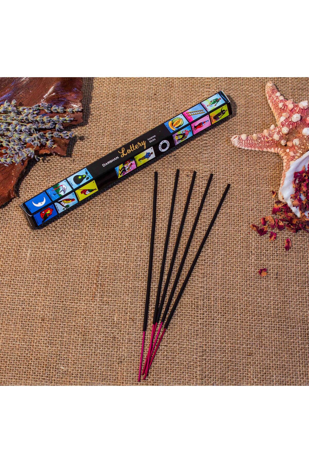 Darshan Loteria (LOTTERY)hexa 20 Pcs Stick Incense