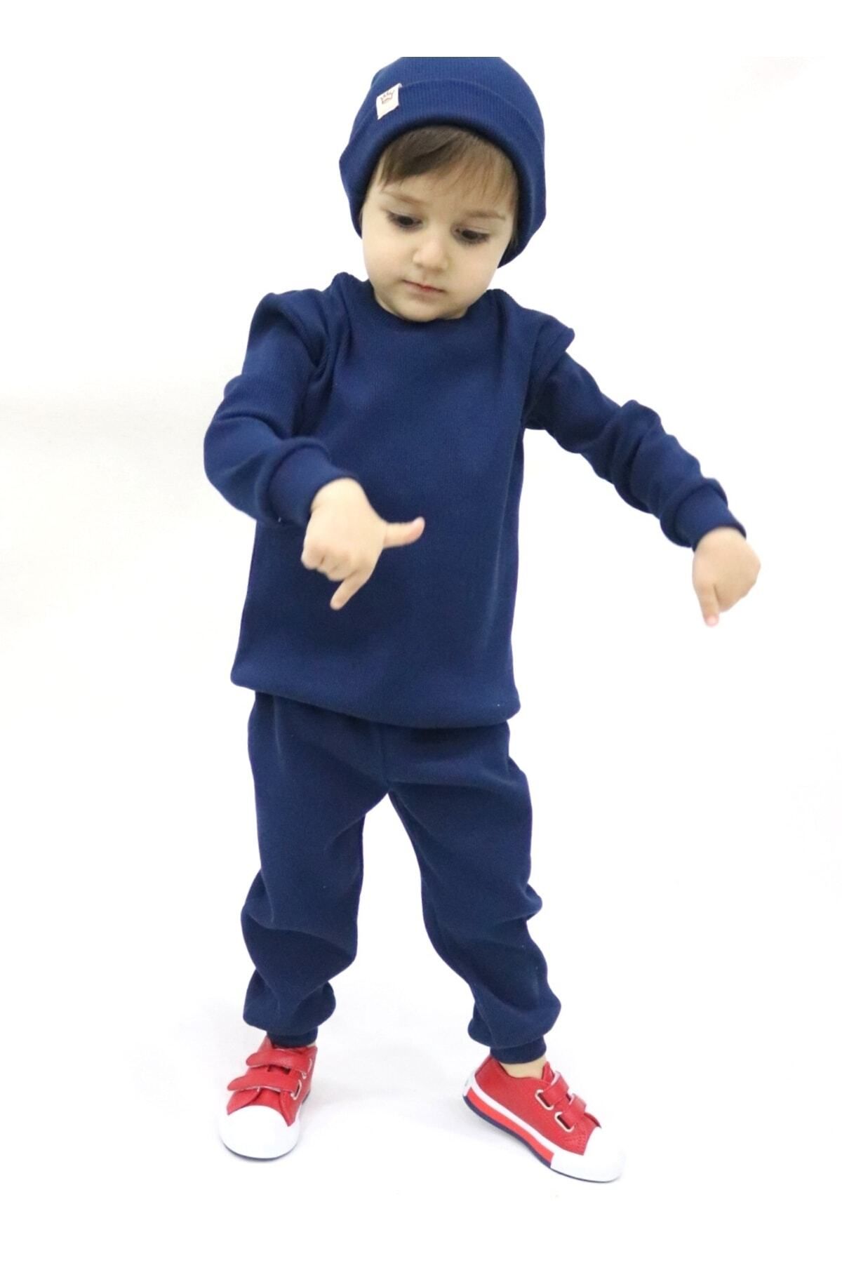 Fittili Bebek Ve Çocuk 3lü Takım Lacivert