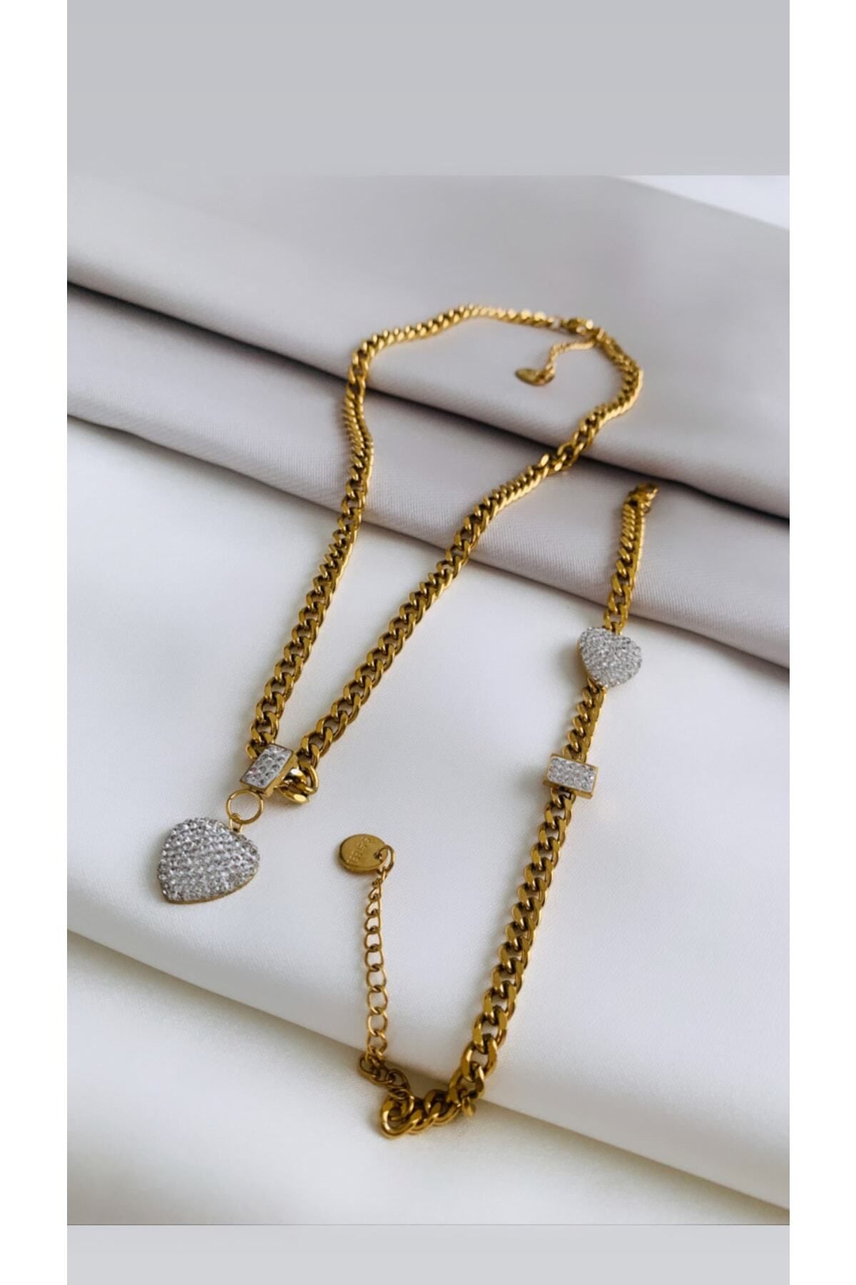 Womens necklace shop and bracelet set