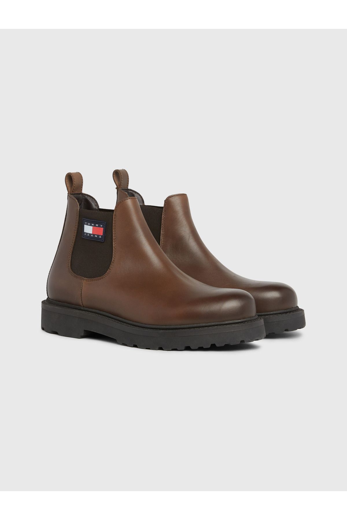 Tommy Hilfiger Ankle Boots Brown Flat