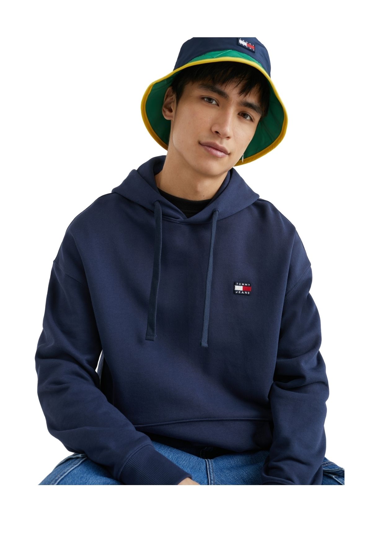Navy tommy 2025 sweatshirt