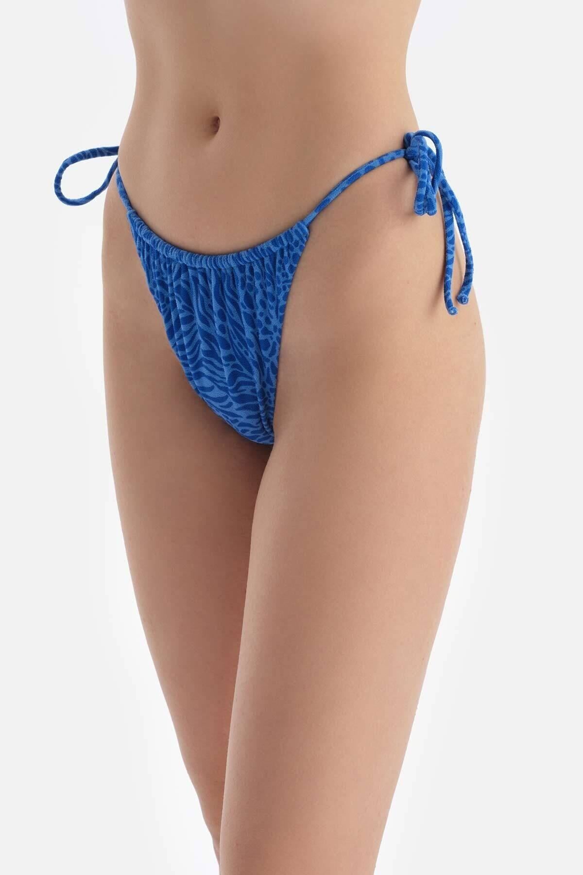 Dagi Blue Brazilian Bikini Bottom - Trendyol