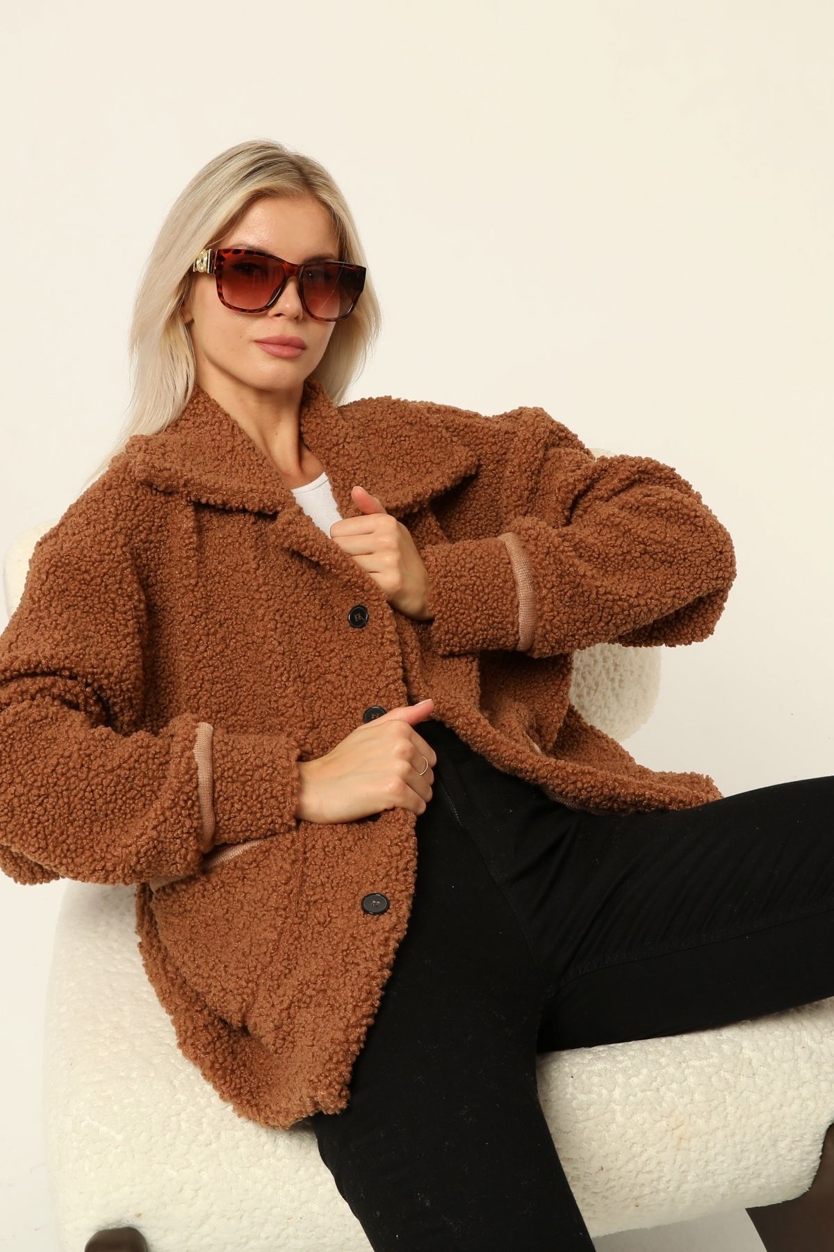 Garage teddy coat top