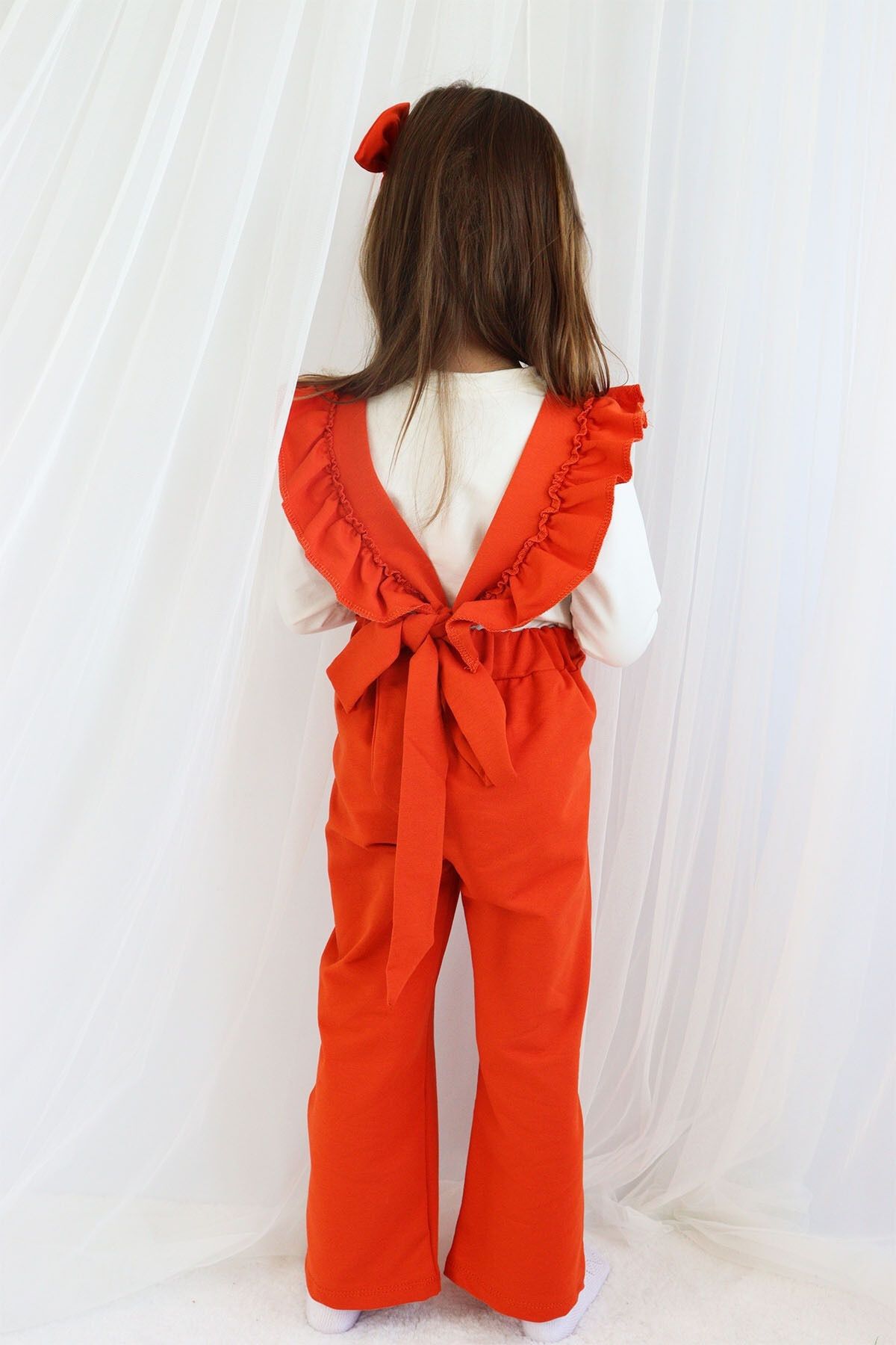 Girls orange jumpsuit best sale