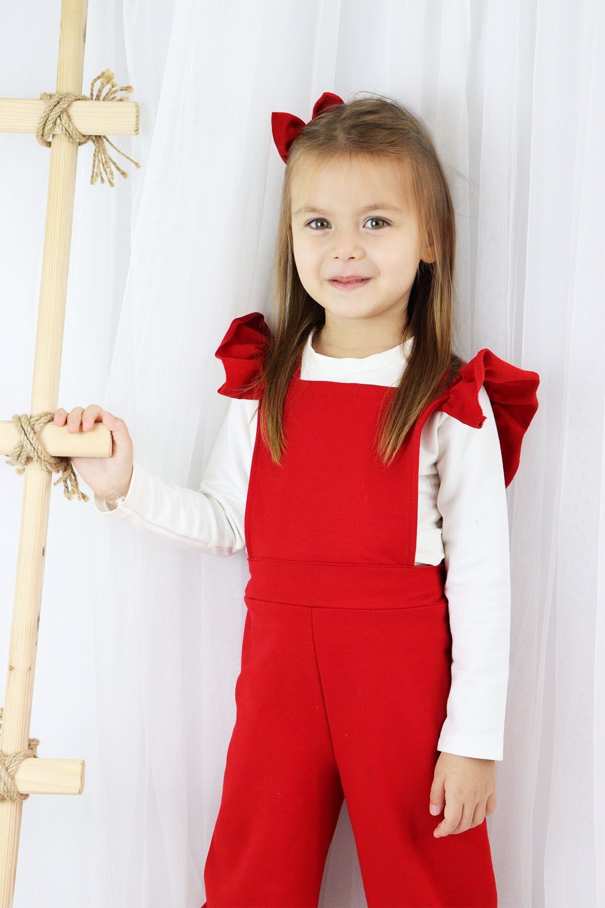 Red sales kids jumpsuit