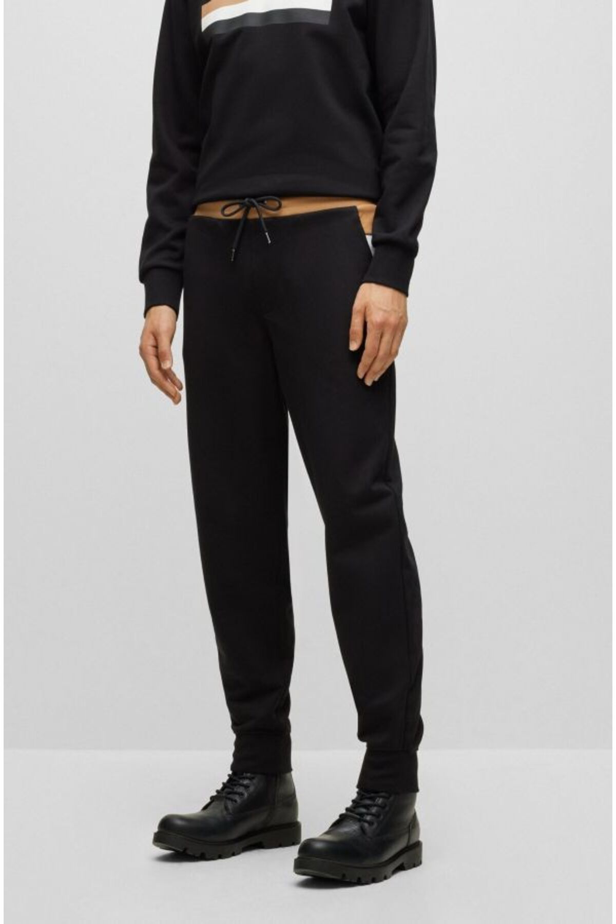 Boss Sweatsuit set Black Regular fit Trendyol