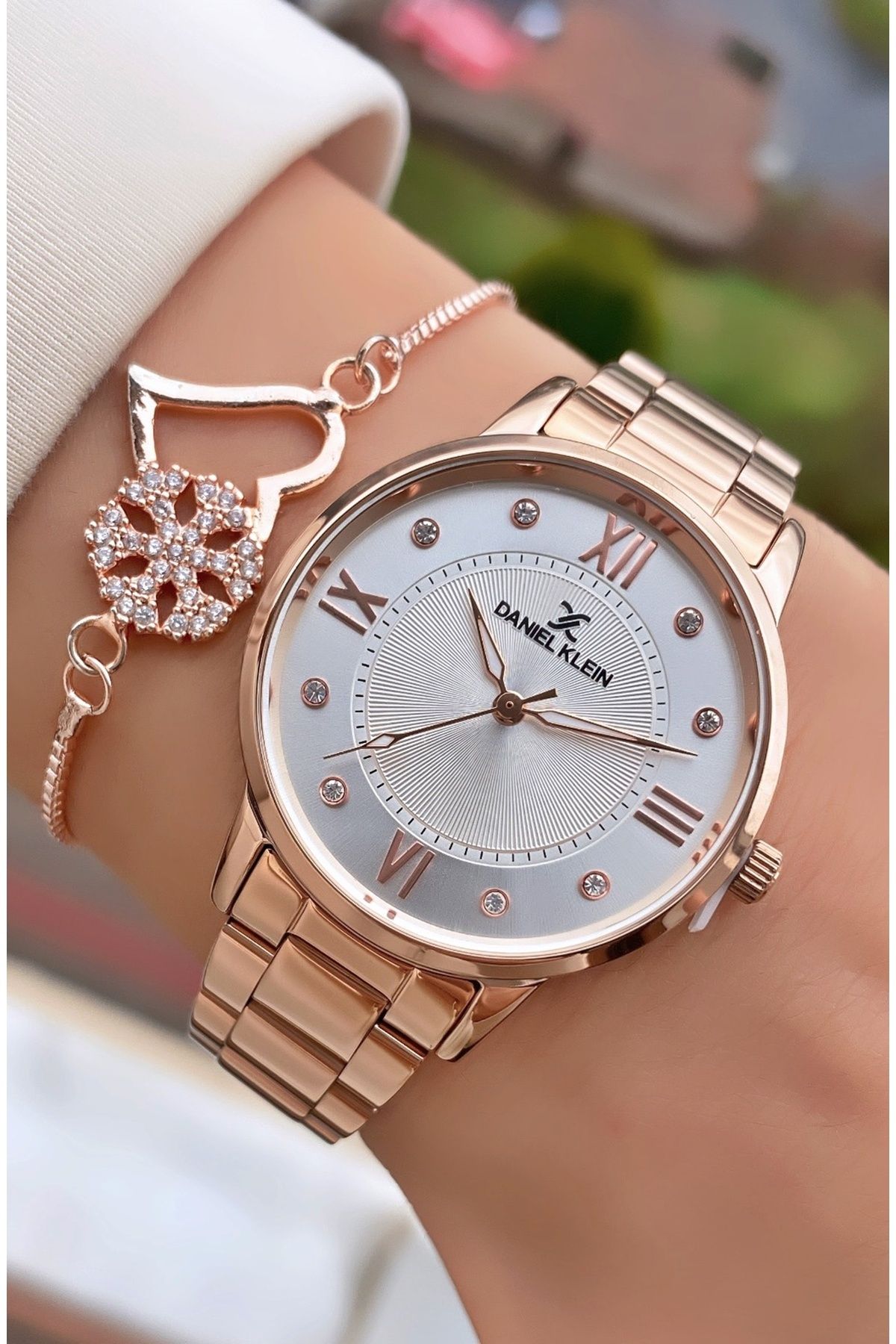 Daniel klein discount rose gold watches