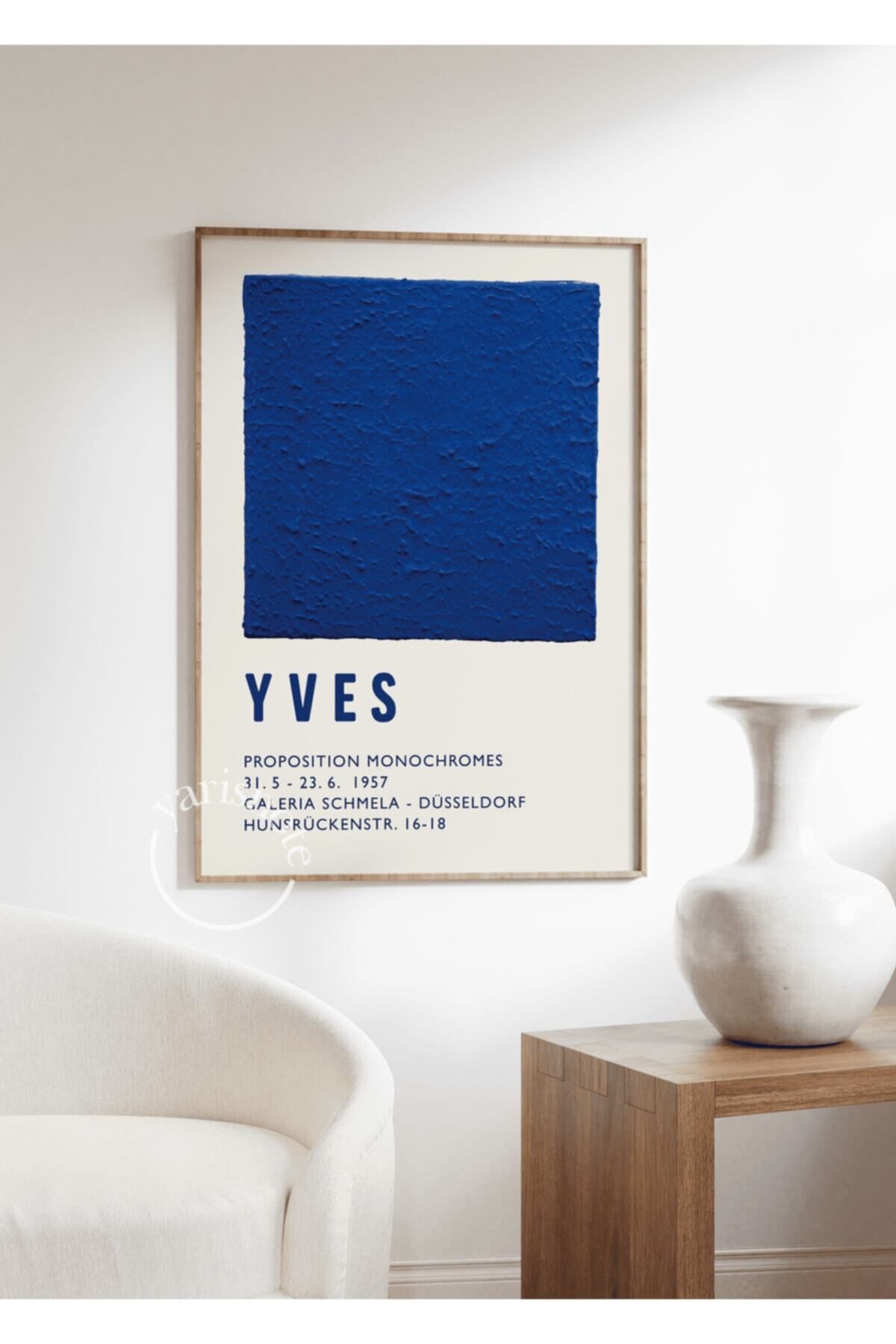 Yaris Note-Yves Klein Poster - Frameless Design 1