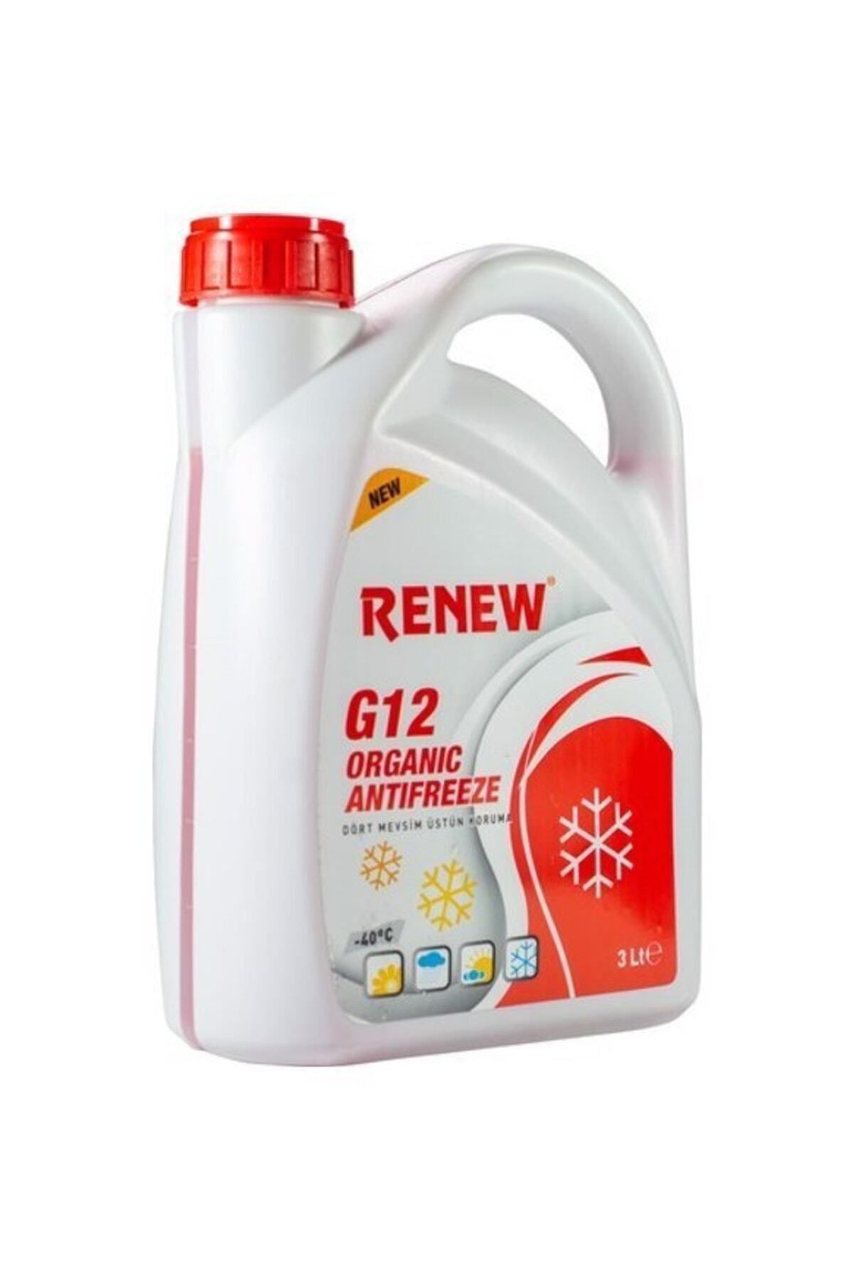 Genel Markalar Renew G12 Organik Kırmızı Antifiriz -40c 3 Litre