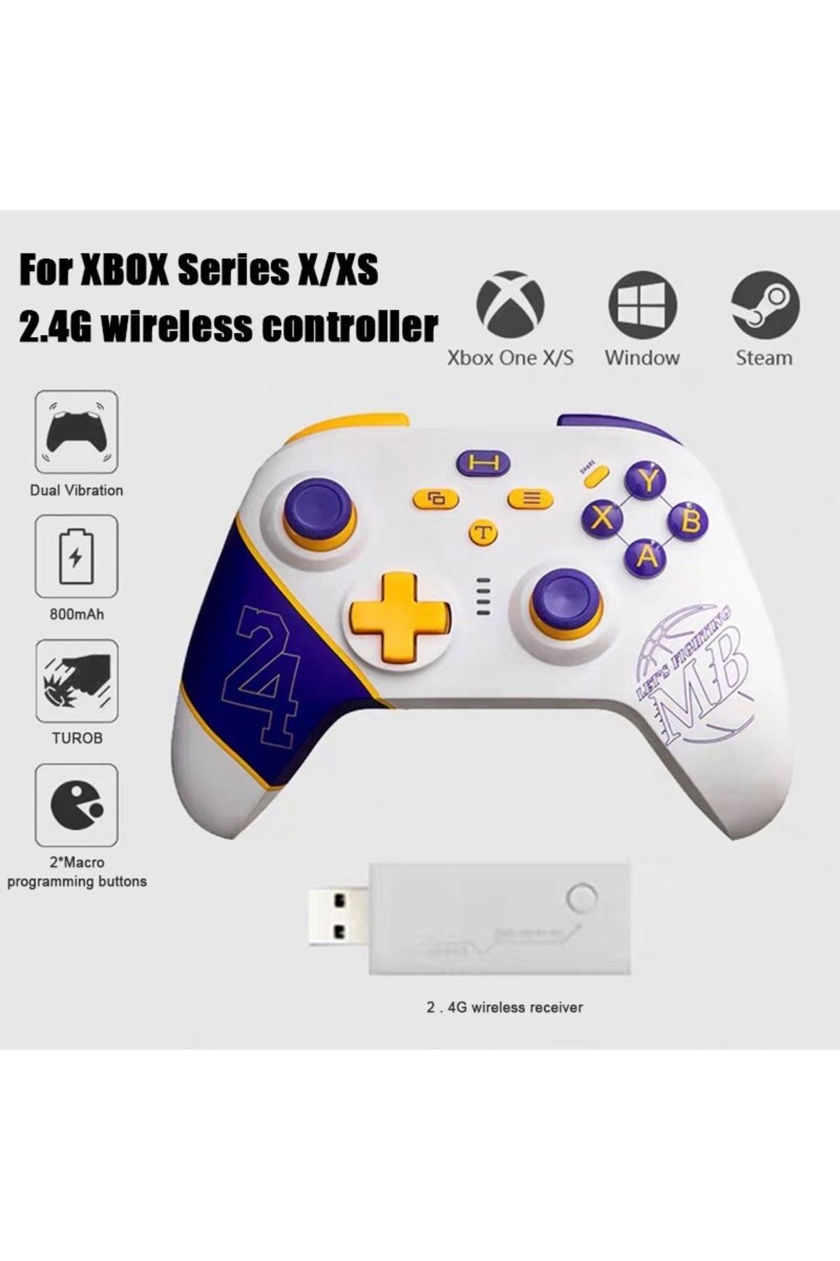 N2 Pc/ps3 2.4ghz Kablosuz Wireless Oyuncu Kolu 3
