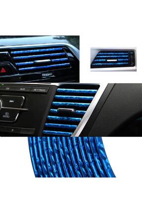 MeyZone Araç Içi Klima Izgara Hava Çıkış Dekoratif Şeritler Klima Şerit Sedef...