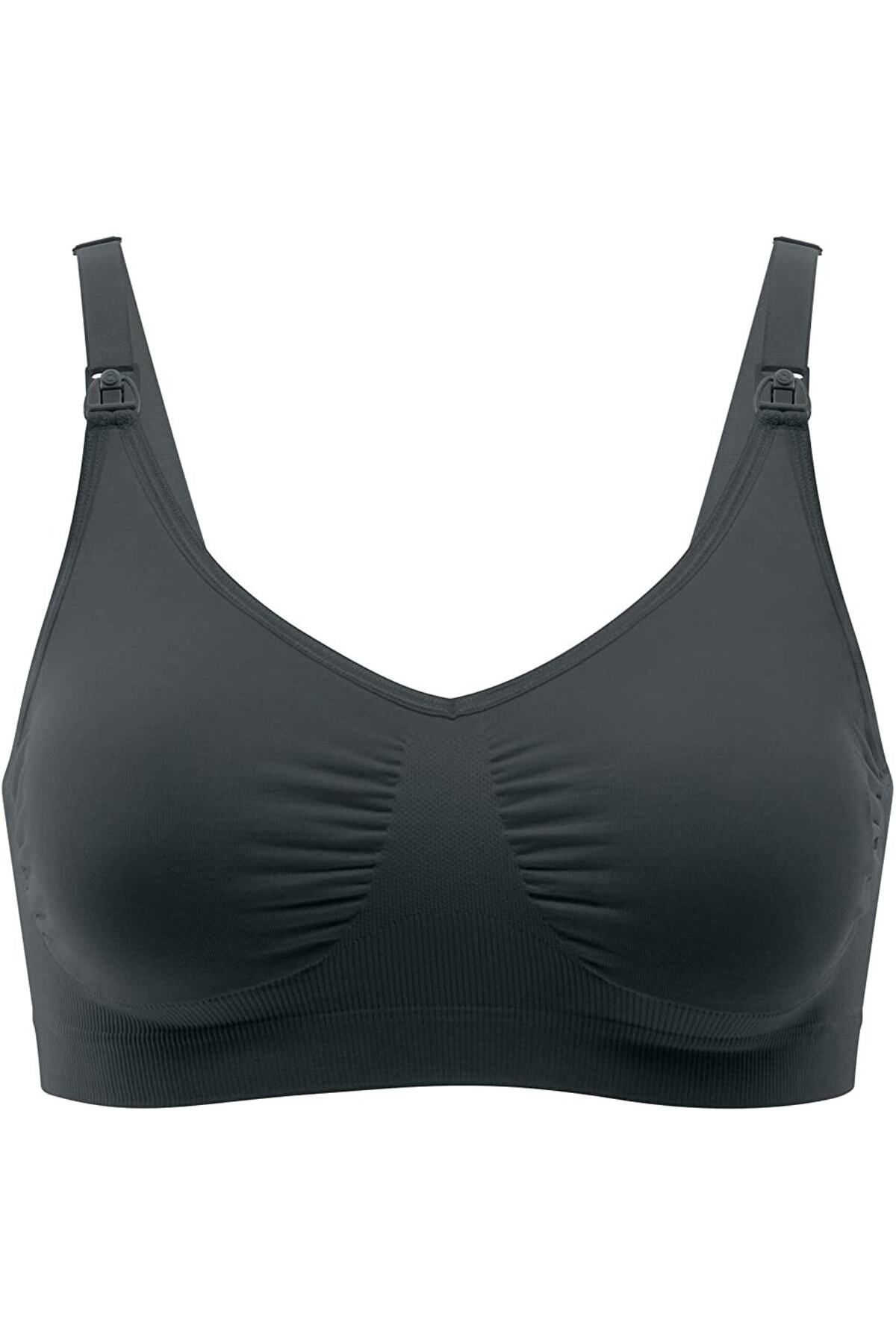 Relaxfit Seamless-Combining Single Layer Minimizer Black Nursing Bra 1