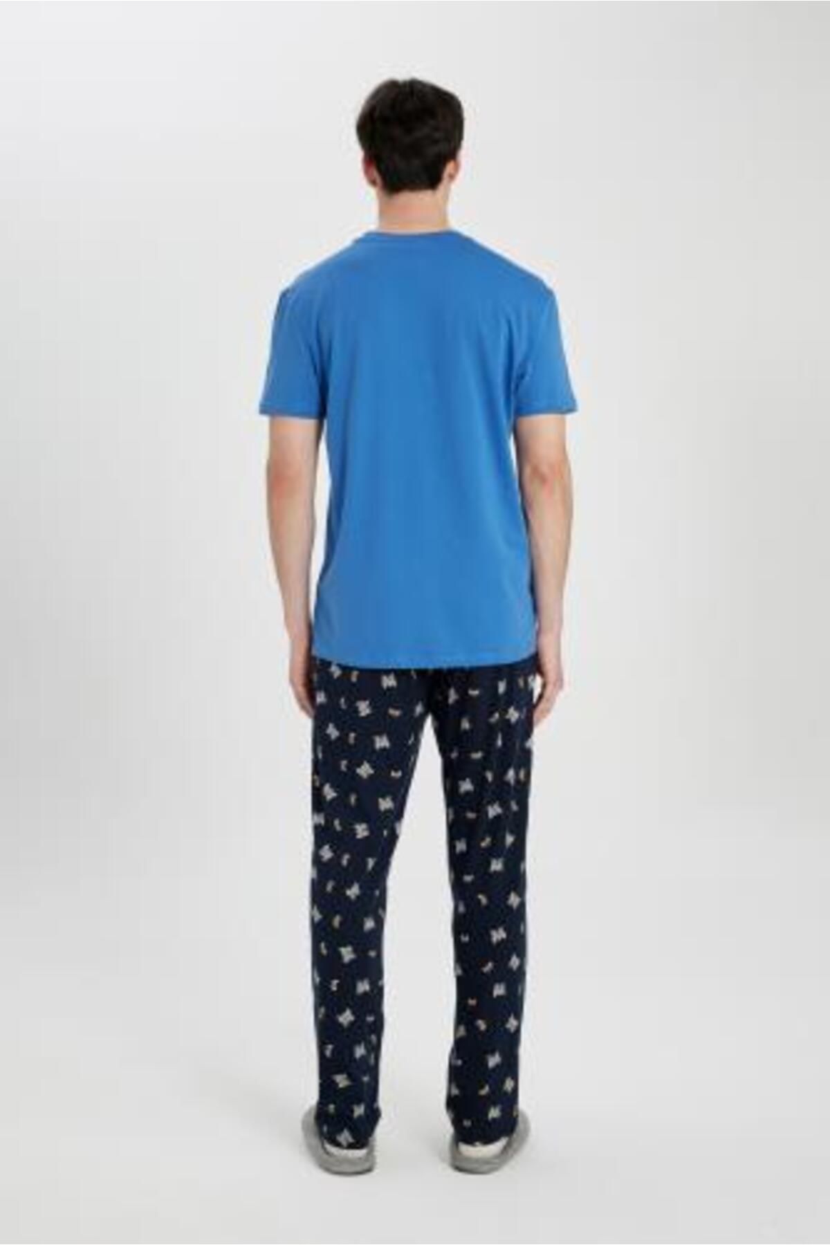 DeFacto-Tom & Jerry Regular Fit Short Sleeve Pajama Set B8658ax24sp 4
