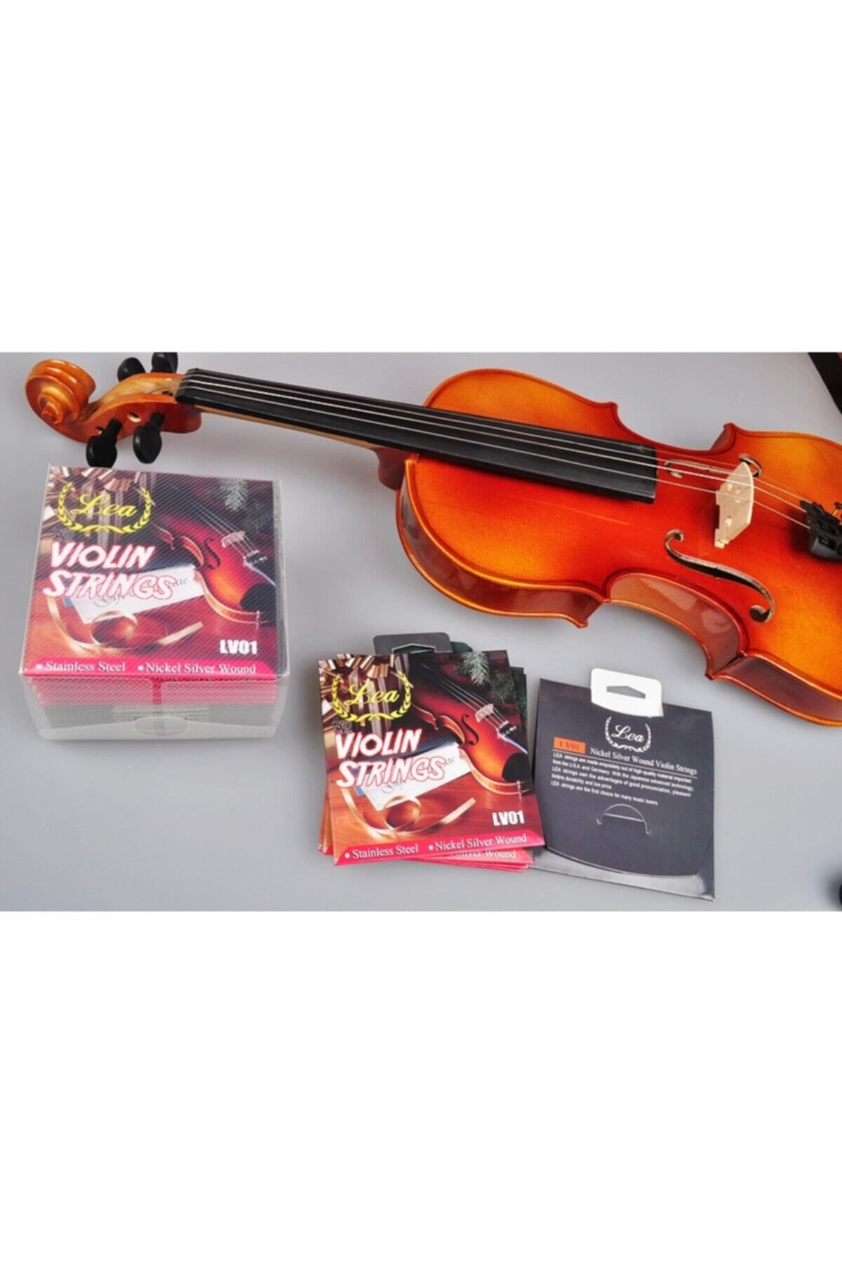 LEA-Lv-01 Model Violin String Set - Full Pack String Set for Violin 3
