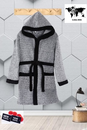 brntekstil Genç Çocuk Sabahlık Welsoft Sabahlık Peluş Polar Sabahlık Bornoz