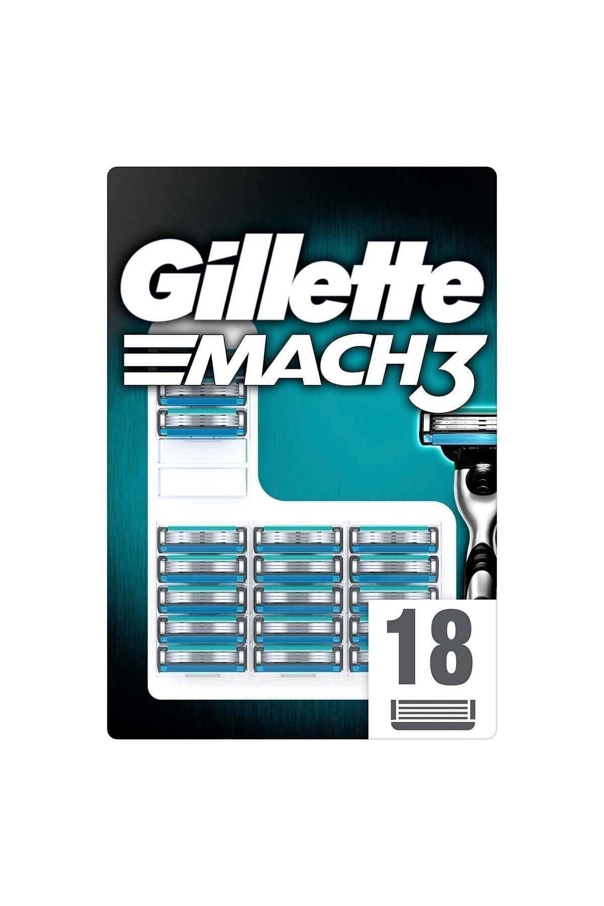 Gillette Mach 3 18'li Yedek Tıraş Bıçağı