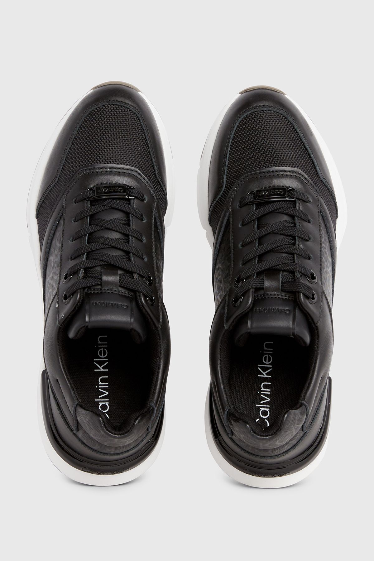 Calvin Klein-Schwarzer Sneaker für Damen/Mädchen 7